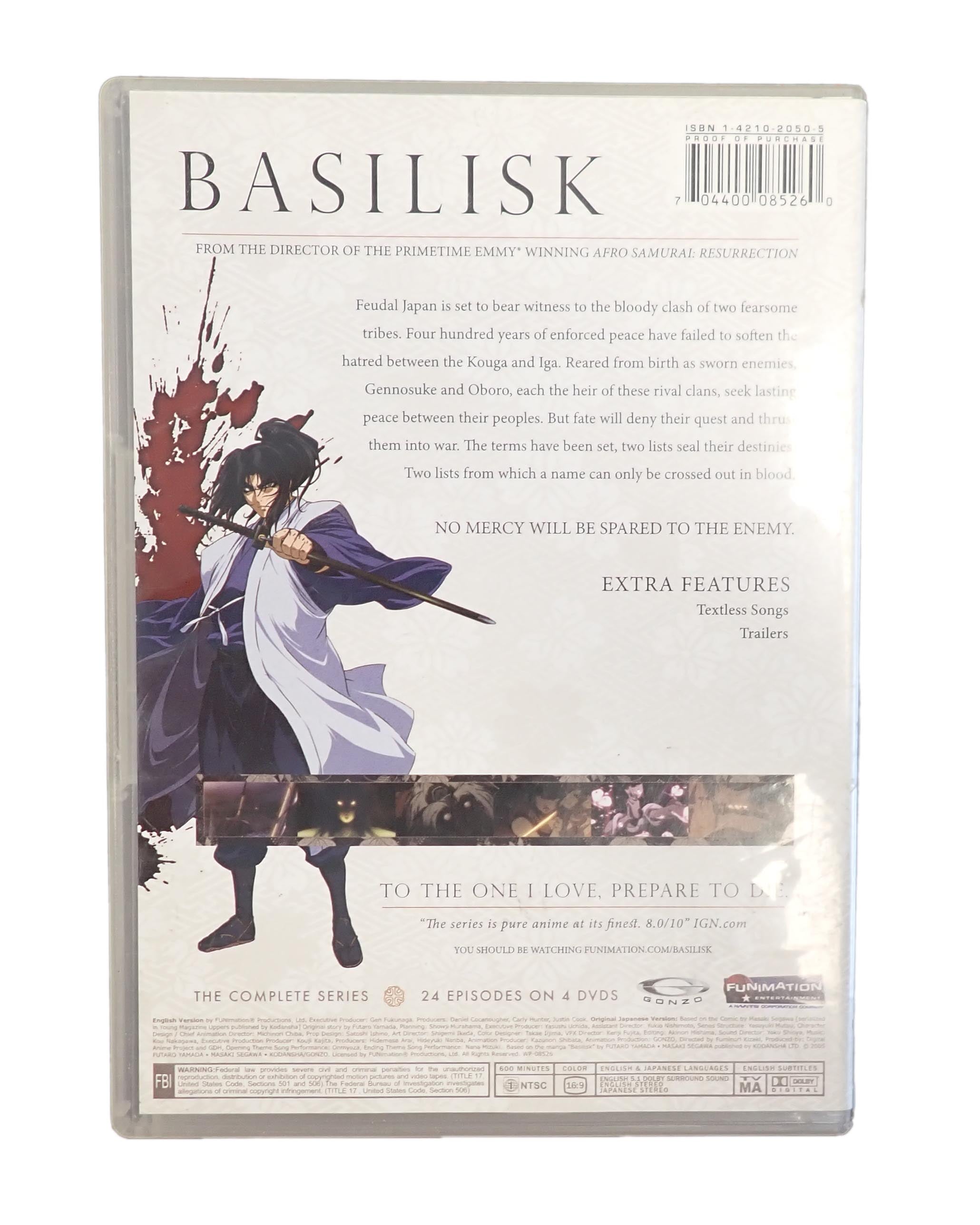 Basilisk The Complete Series