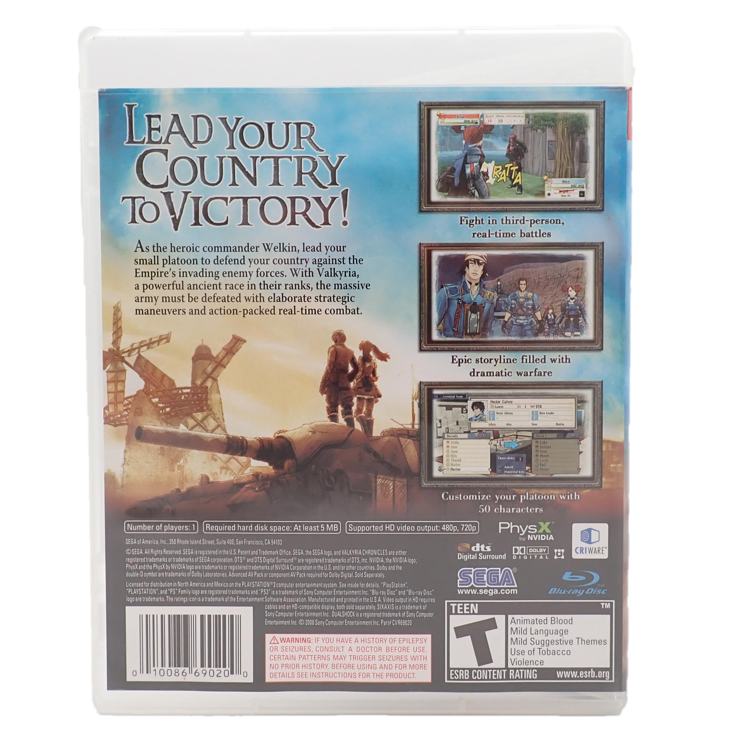 Valkyria Chronicles - PS3