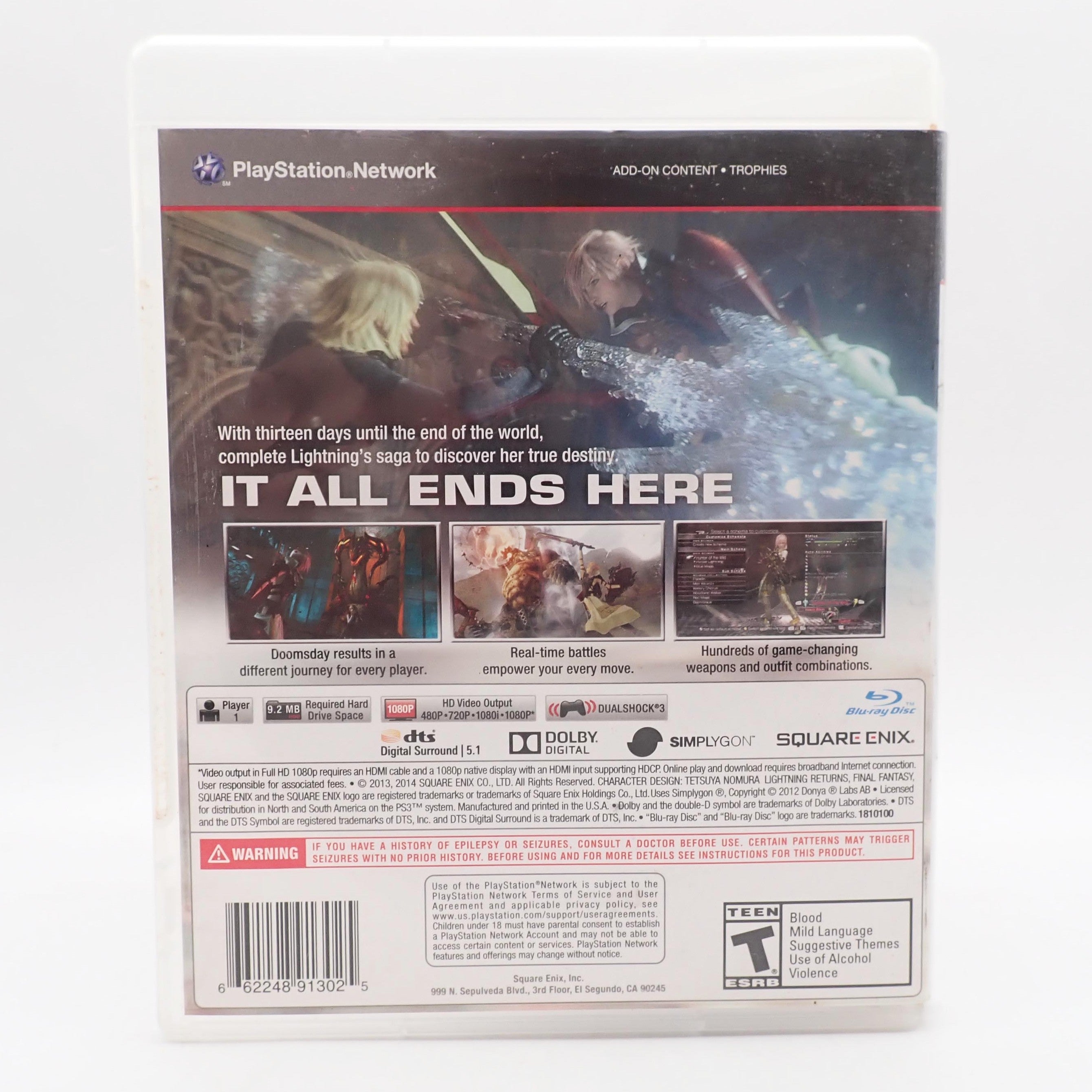 Lightning Returns: Final Fantasy XIII - PS3