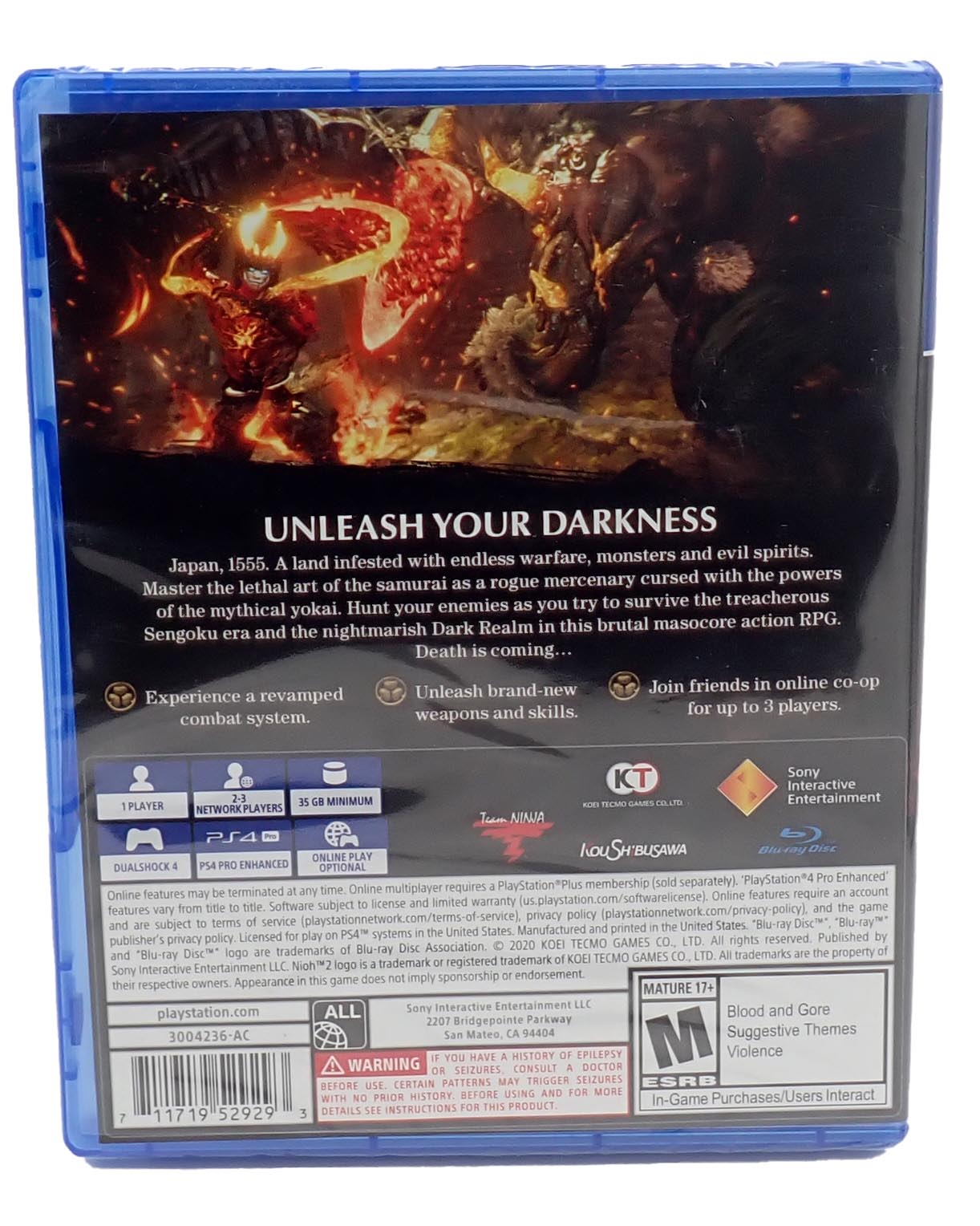 Nioh 2 [Sealed] - PS4