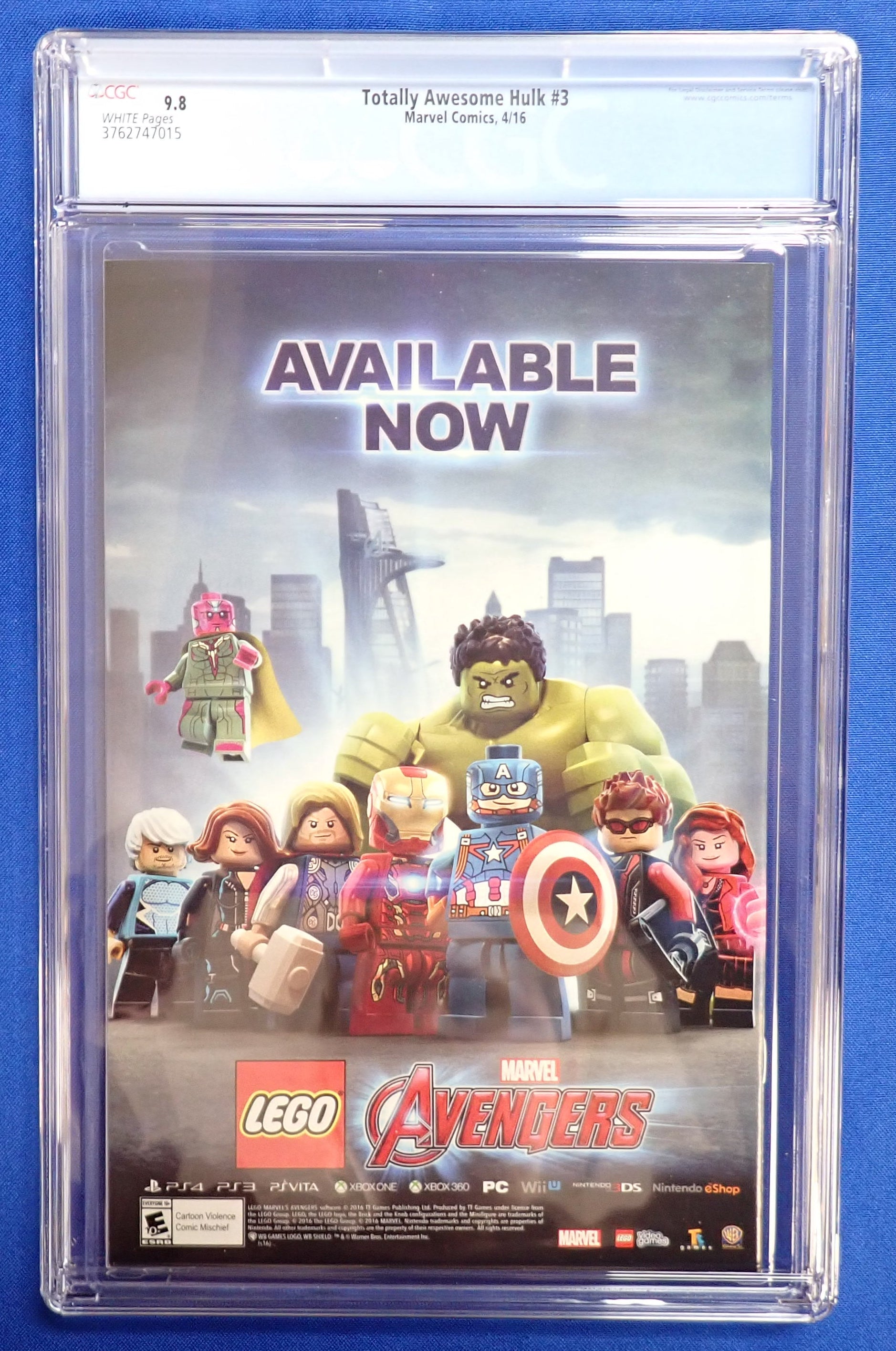 Totally Awesome Hulk #3 (2016) - CGC 9.8 - 1st Kid Kajiu