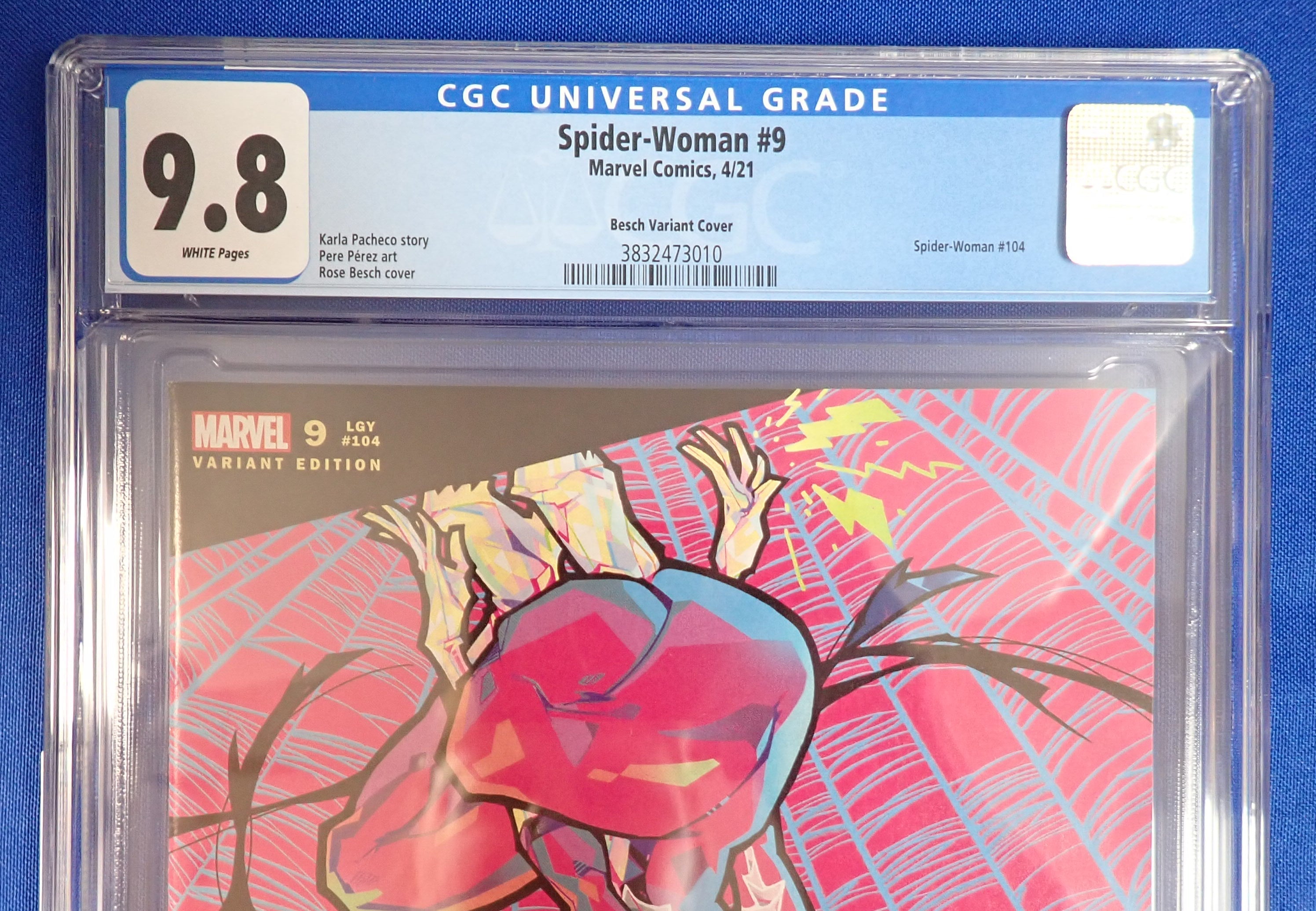 Spider-Woman #9 (2021) - CGC 9.8 - 1:25 Rose Besch Variant Cover