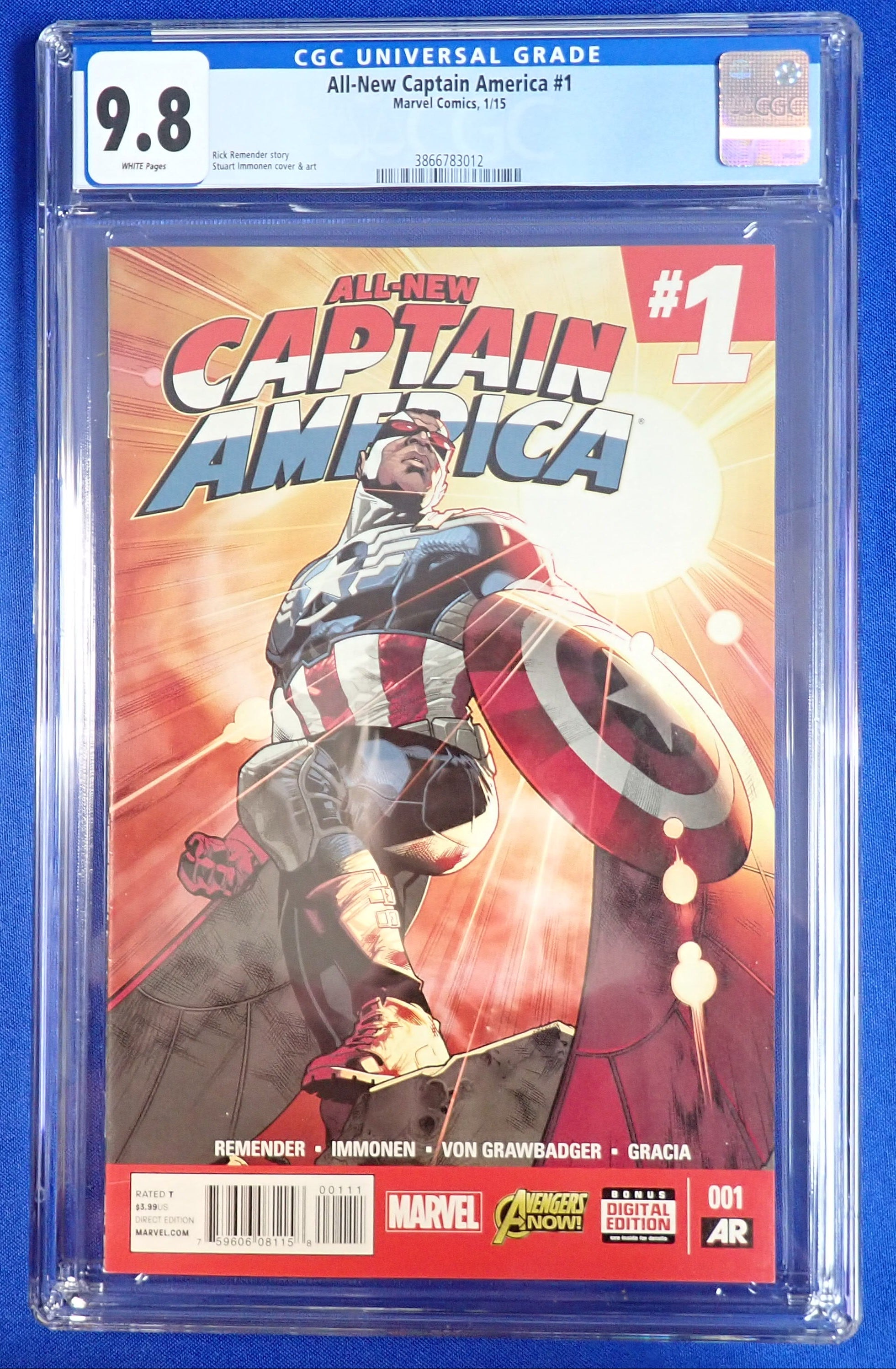 All-New Captain America #1 (2015) - CGC 9.8