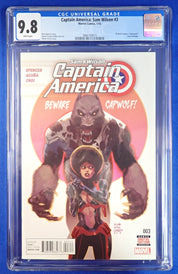 Captain America: Sam Wilson #3 (2016) - CGC 9.8 - "Werewolf" Homage Cover