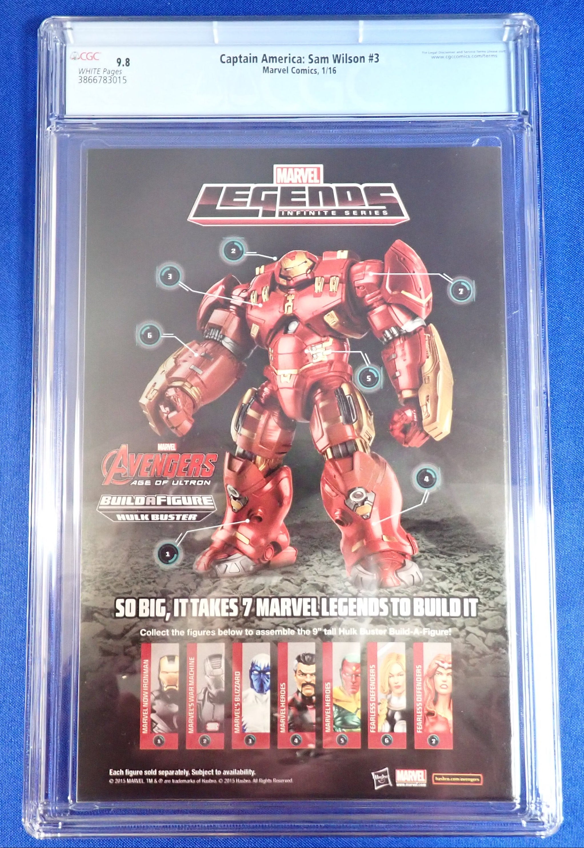 Captain America: Sam Wilson #3 (2016) - CGC 9.8 - "Werewolf" Homage Cover