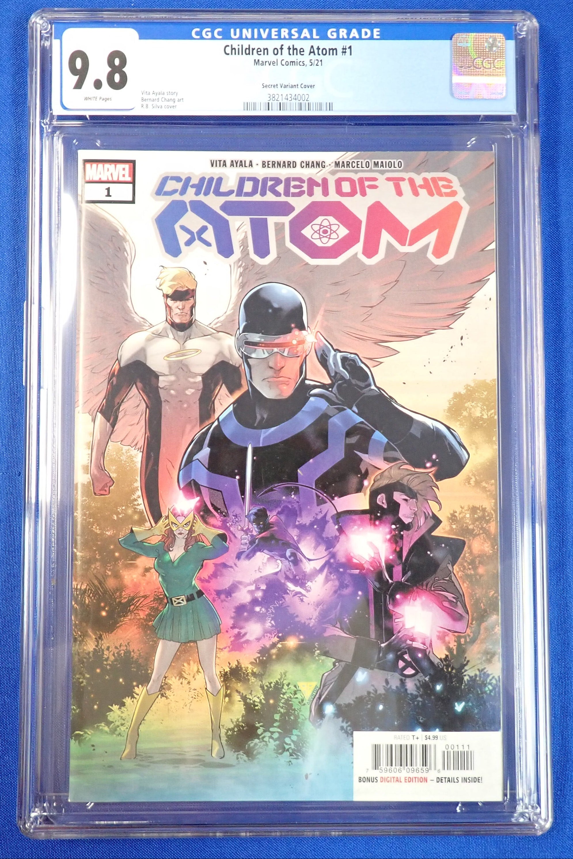 Children of the Atom #1 (2021) - CGC 9.8 - Secret Variant Cover