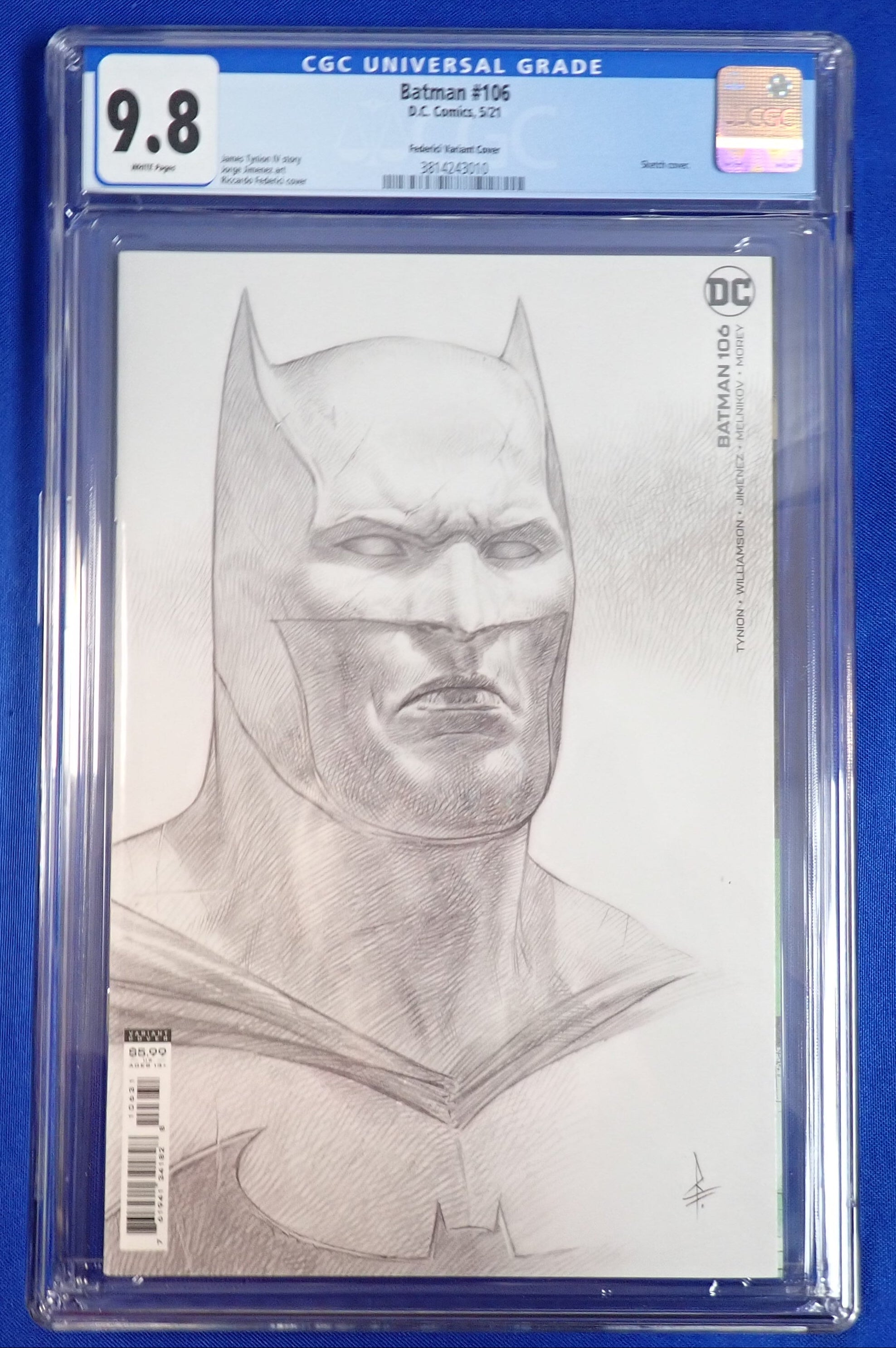 Batman #106 (2021) - CGC 9.8 - Federici Variant Cover