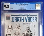 Star Wars: Darth Vader #8 (2021) - CGC 9.8 - Design Variant Cover