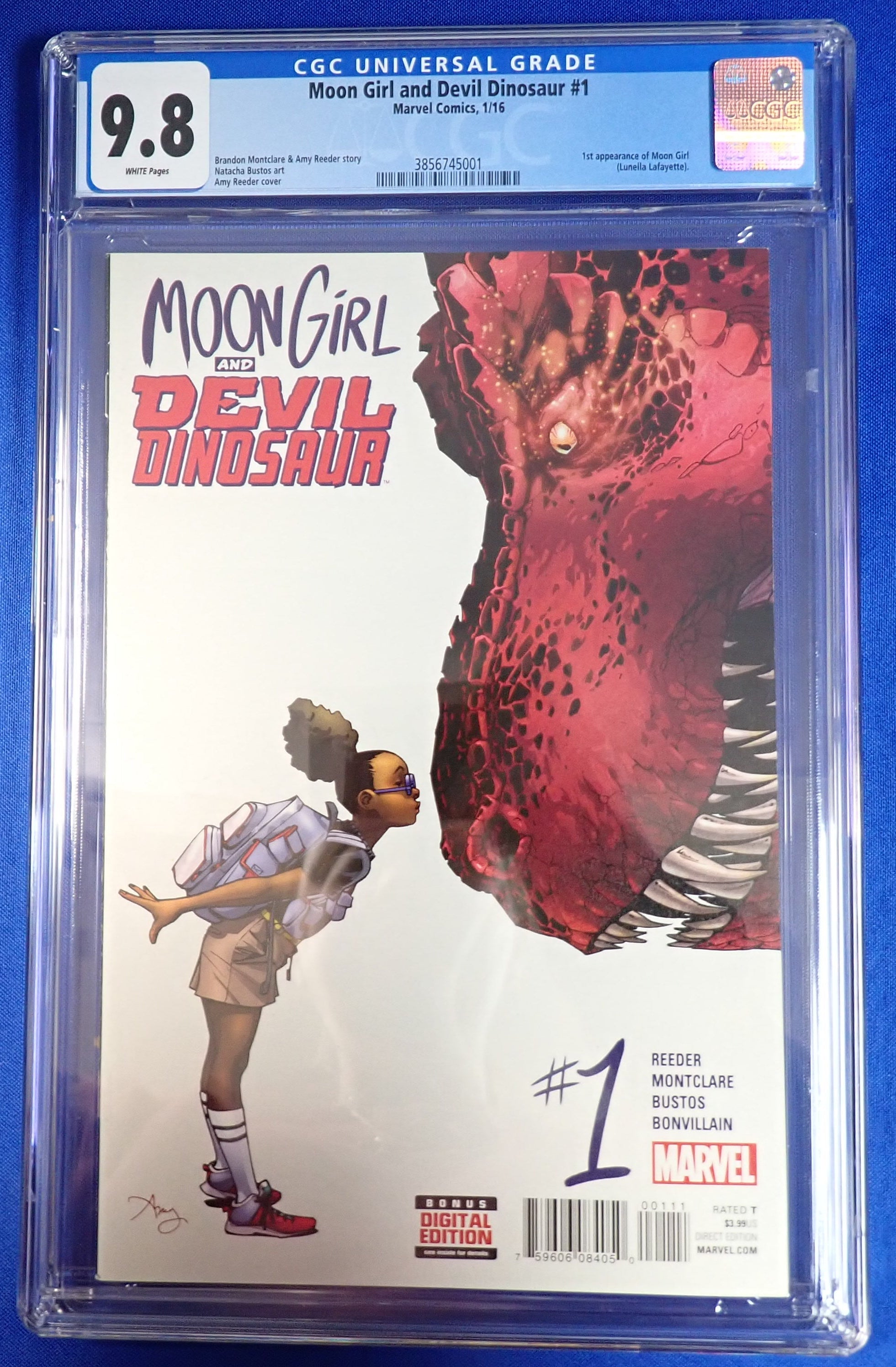 Moon Girl and Devil Dinosaur #1 (2016) - CGC 9.8 - 1st Moon Girl