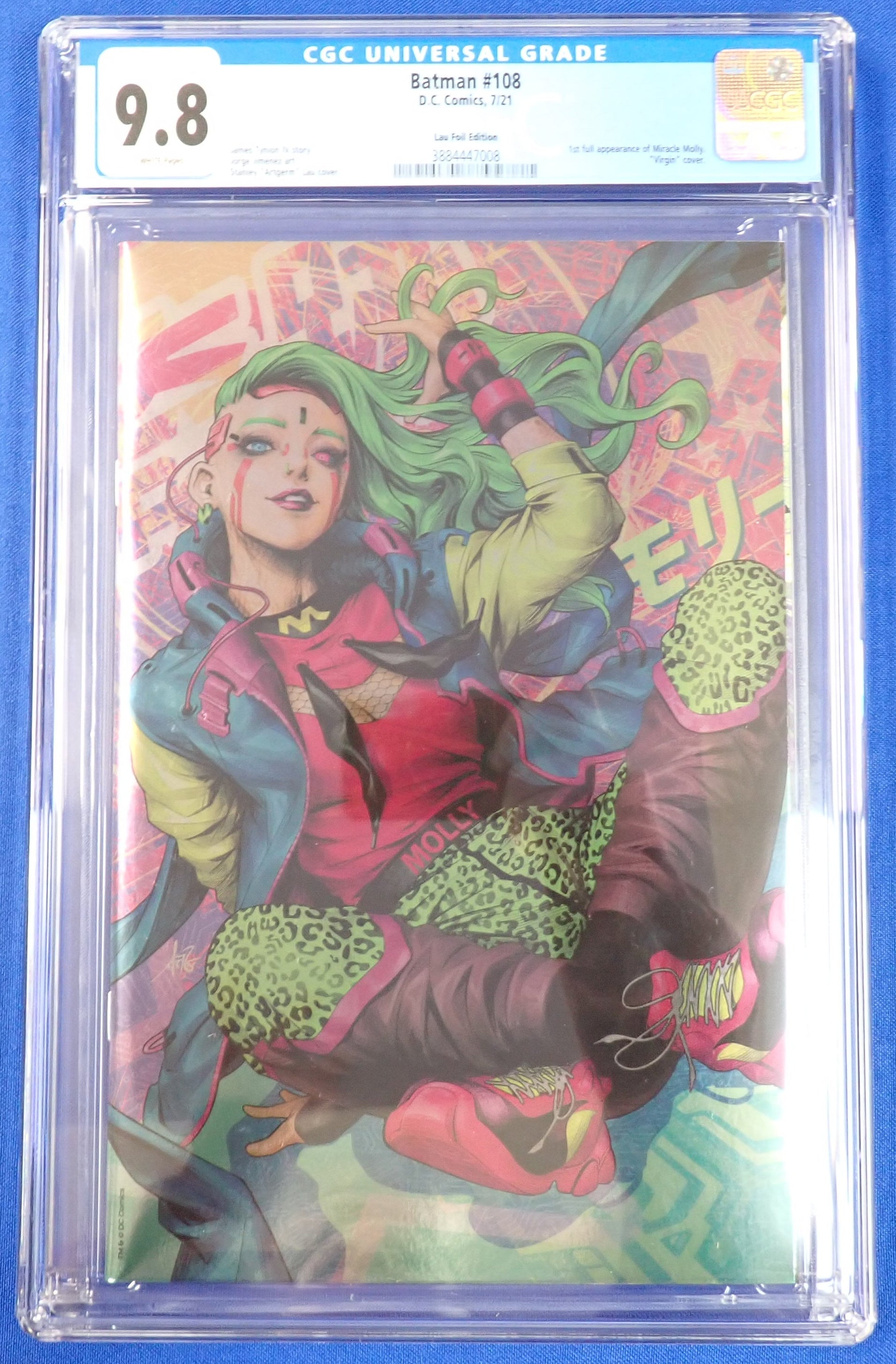 Batman #108 (2021) - CGC 9.8 Lau Foil Variant - 1st Miracle Molly