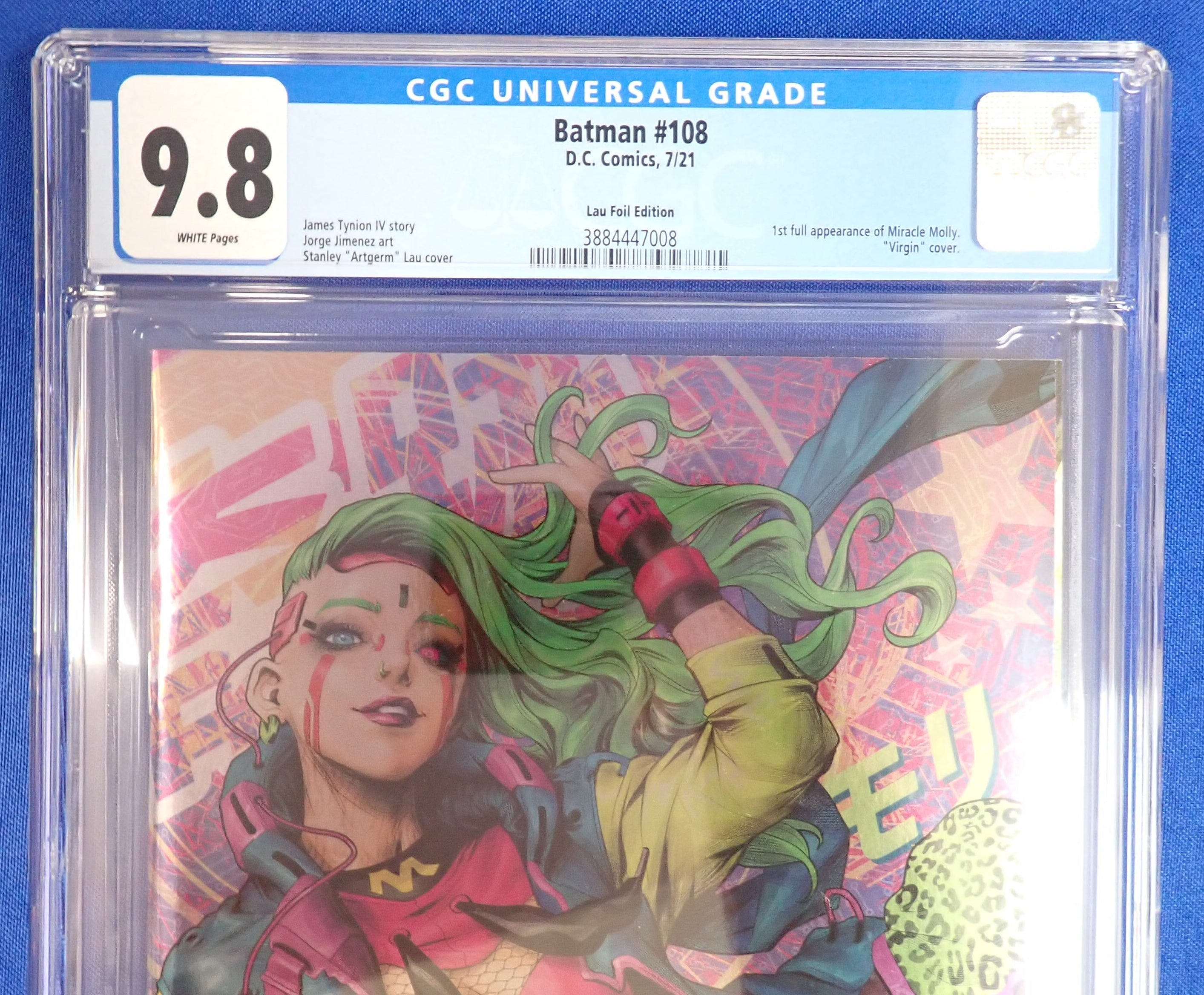Batman #108 (2021) - CGC 9.8 Lau Foil Variant - 1st Miracle Molly