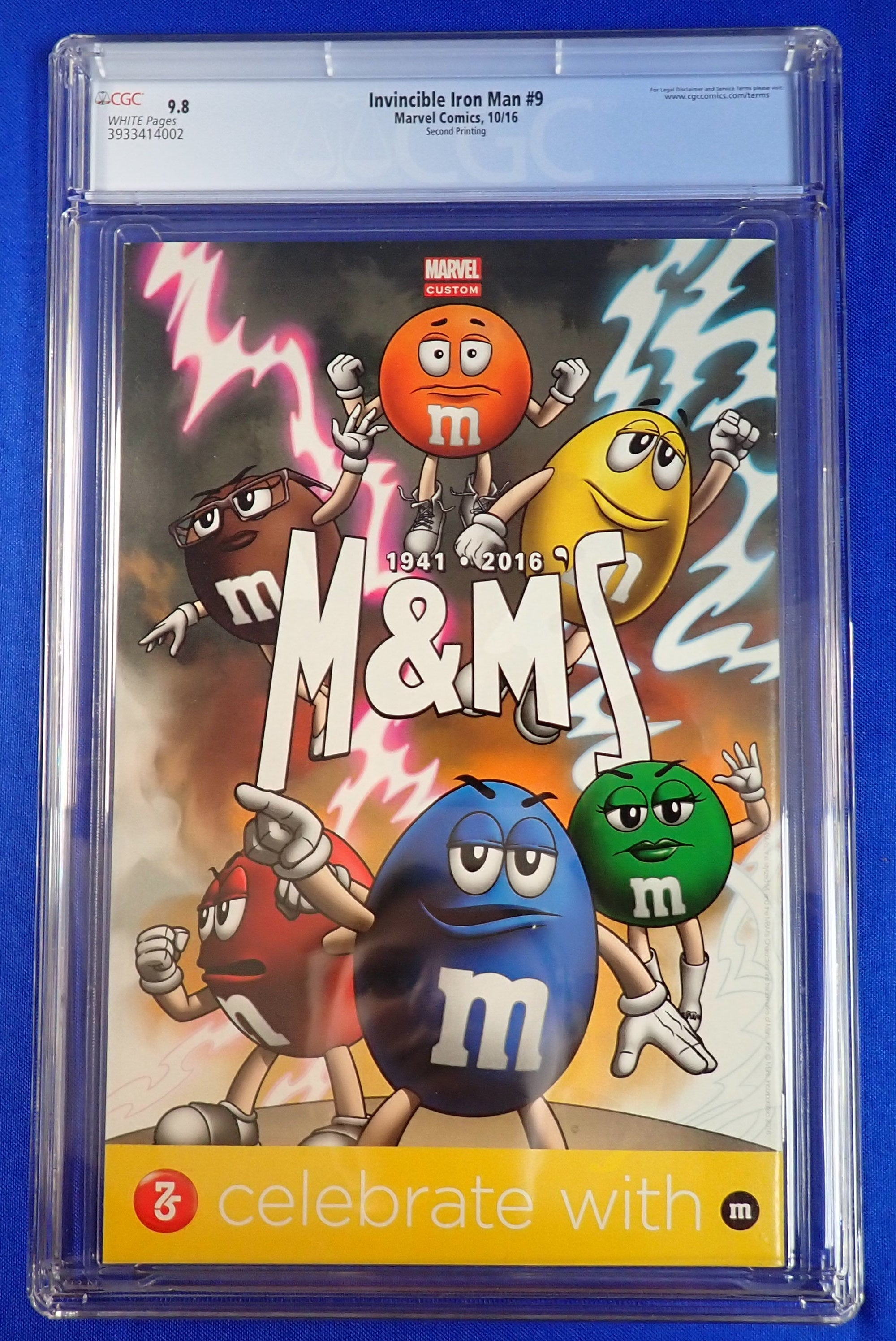 Invincible Iron Man #9 (2016) - CGC 9.8 - Second Printing Edition