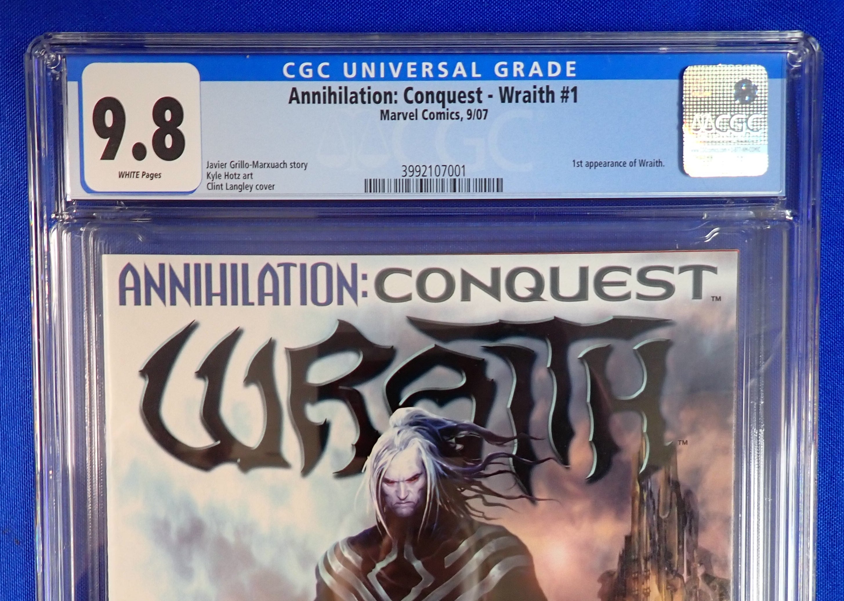 Annihilation Conquest - Wraith #1 (2007) - CGC 9.8 - 1st Wraith