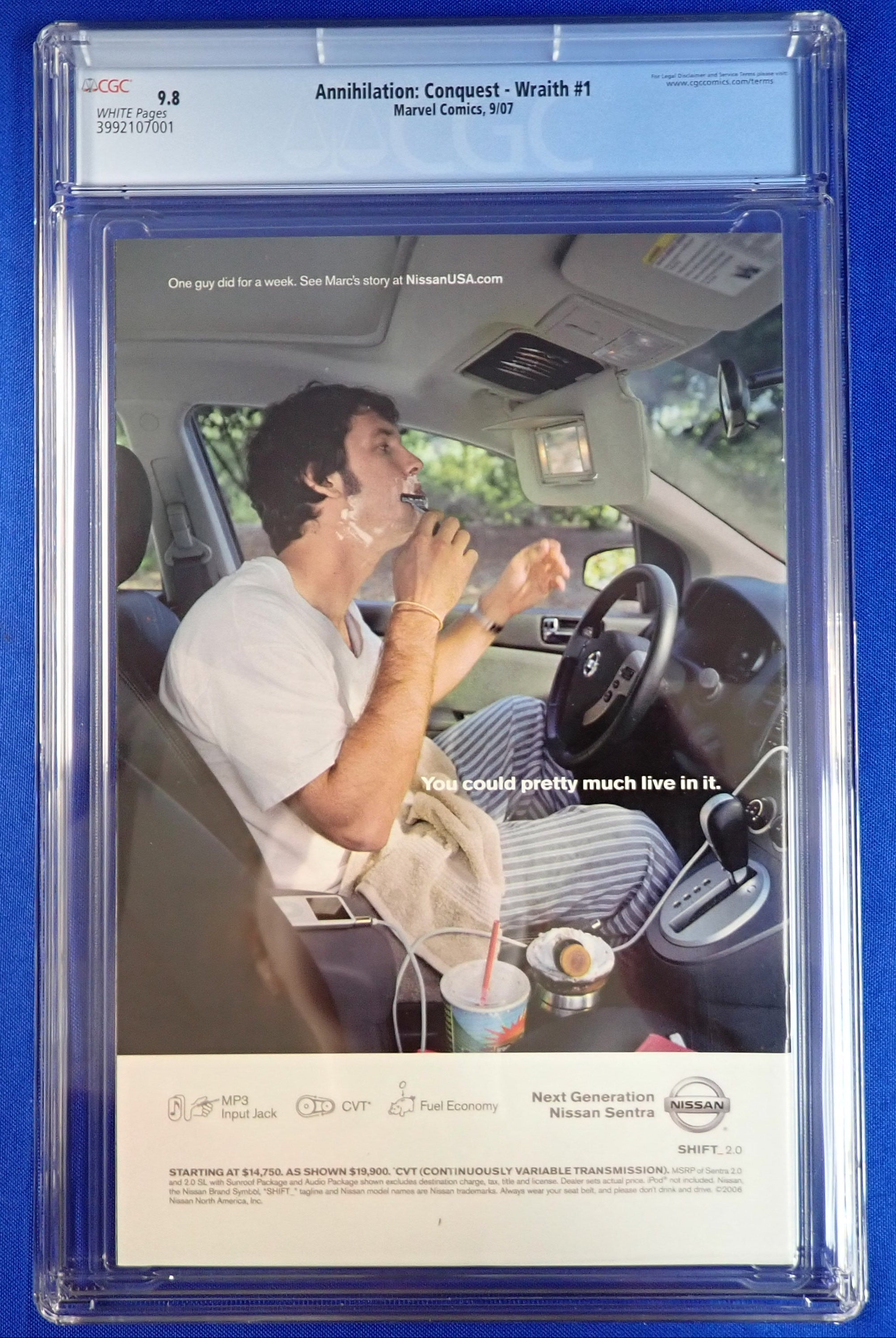 Annihilation Conquest - Wraith #1 (2007) - CGC 9.8 - 1st Wraith