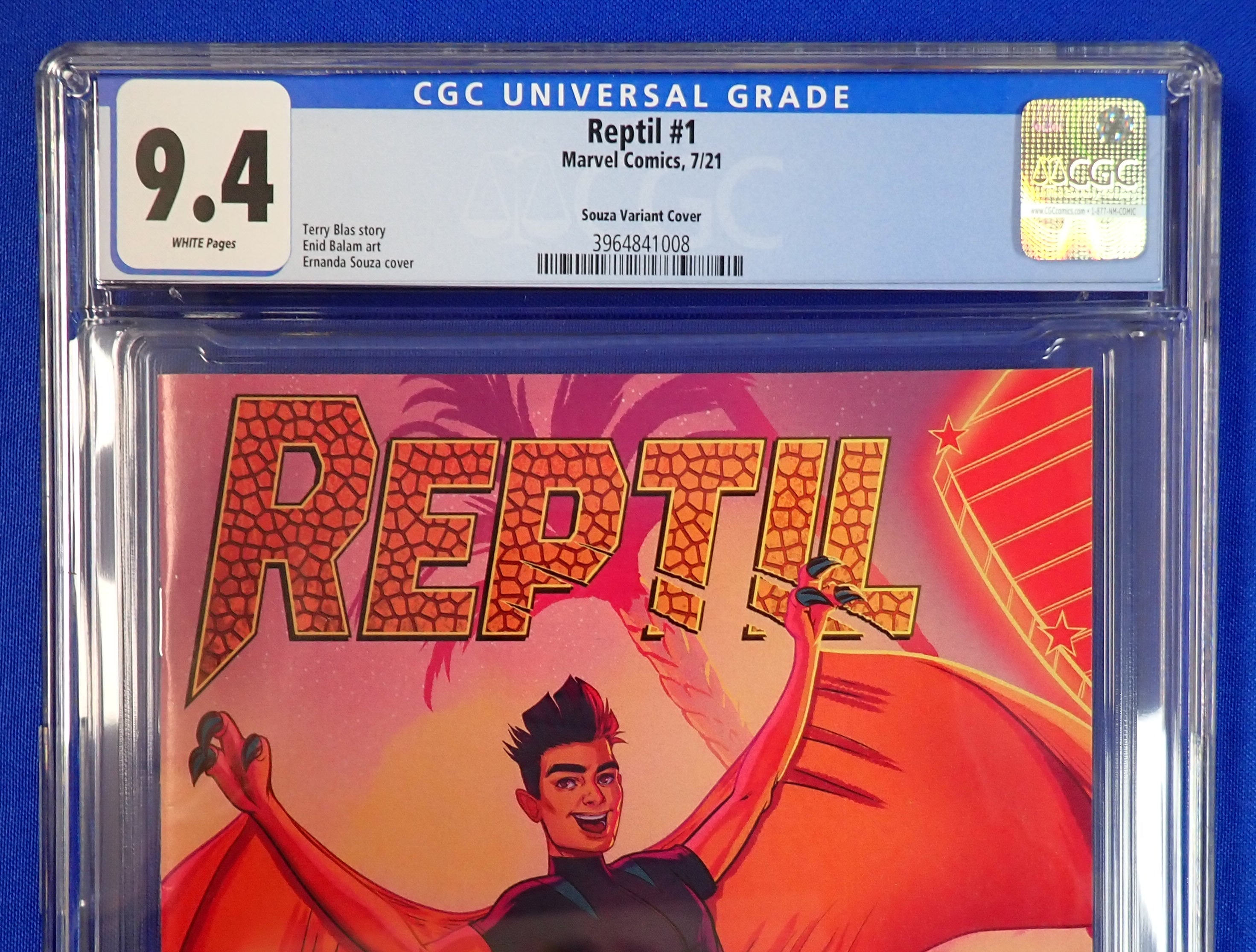 Reptil #1 (2021) - CGC 9.4 - 1:25 Souza Variant Cover
