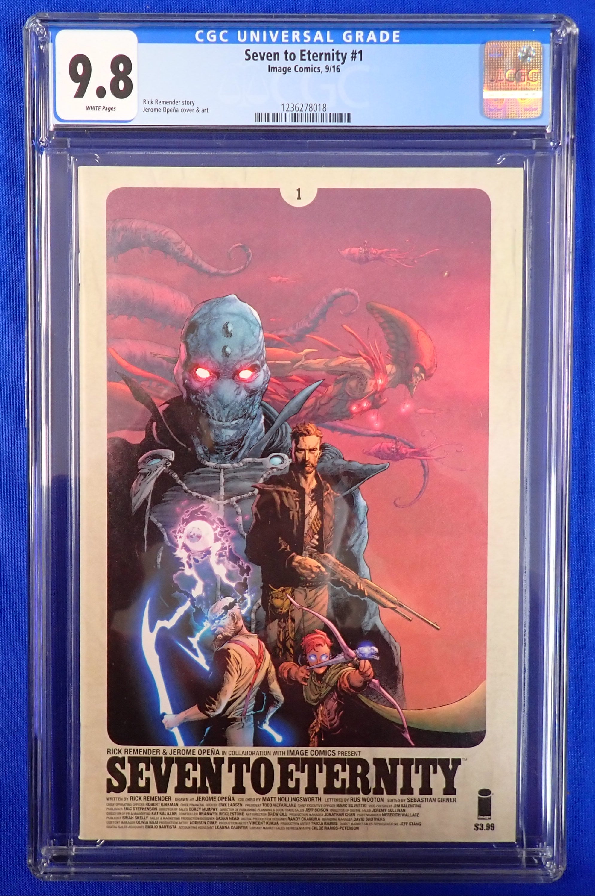 Seven to Eternity #1 (2016) - CGC 9.8
