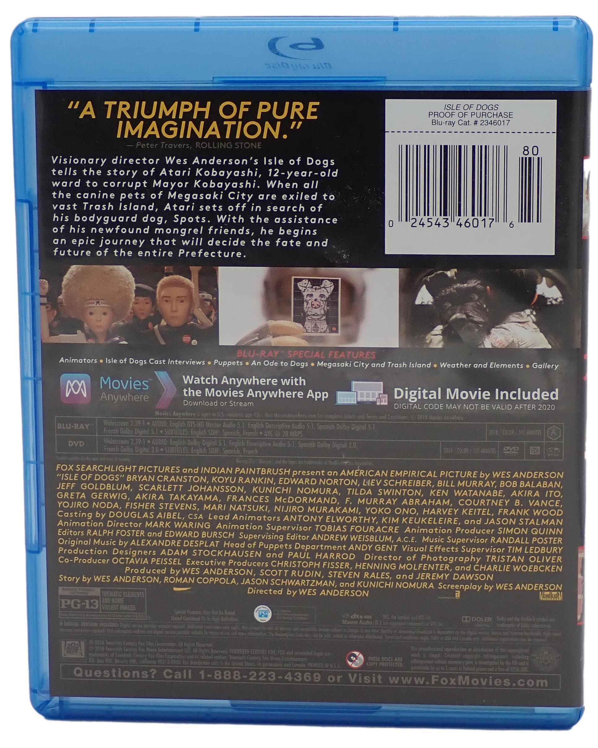 Isle of Dogs [Pre-Owned] - Blu-Ray Disc