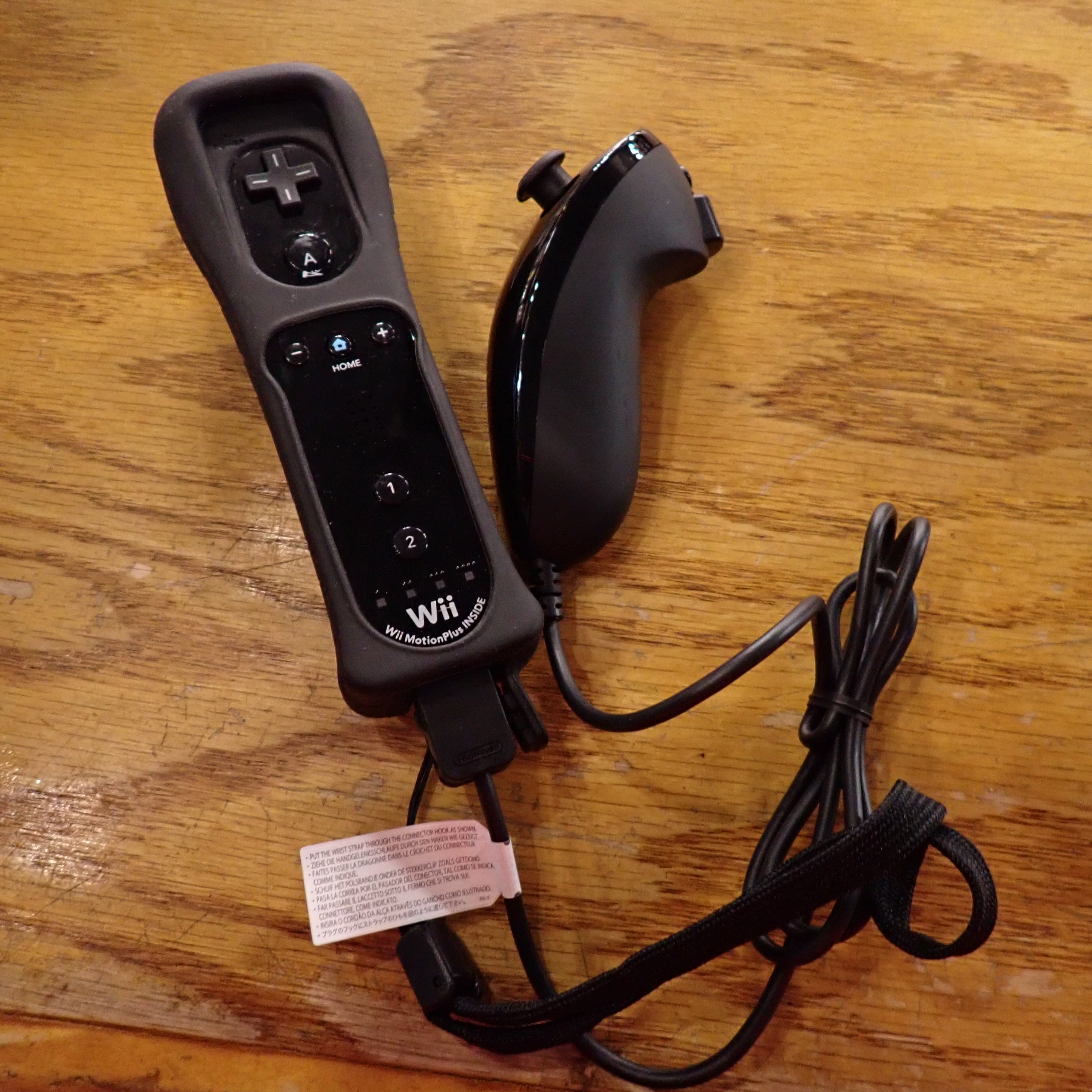 Wii Mote & Nunchuck - Black