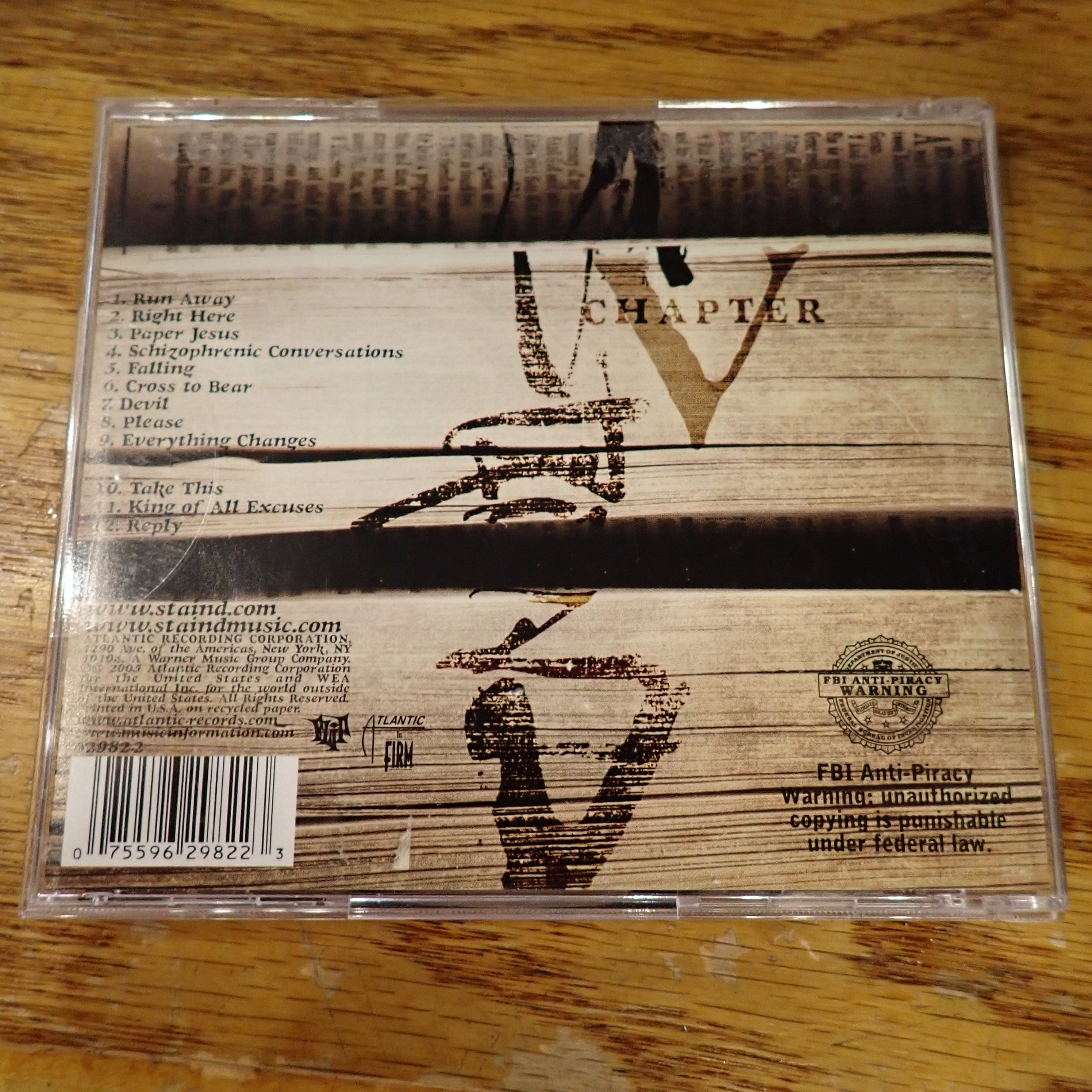 Staind – Chapter V