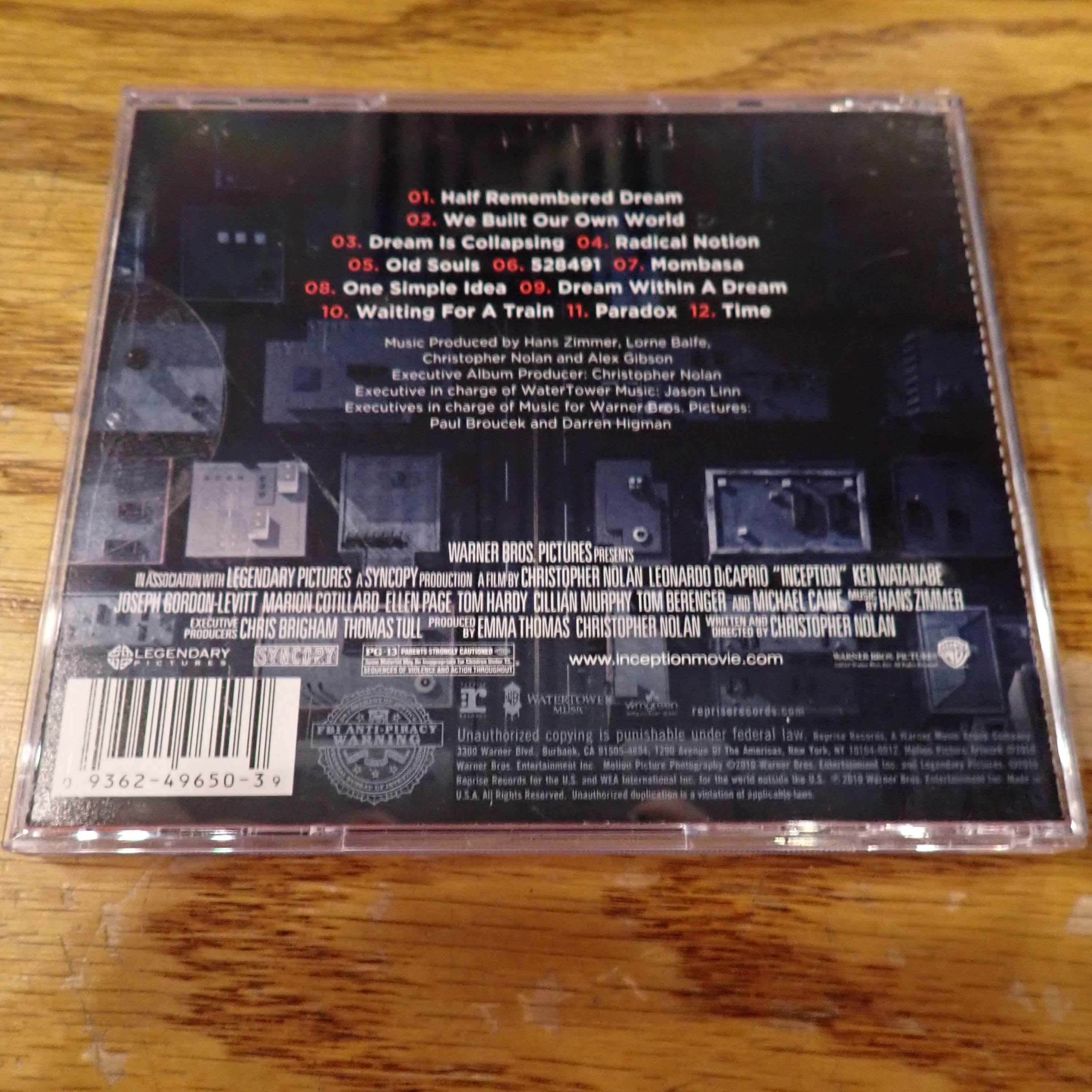 Hans Zimmer – Inception (Music From The Motion Picture)