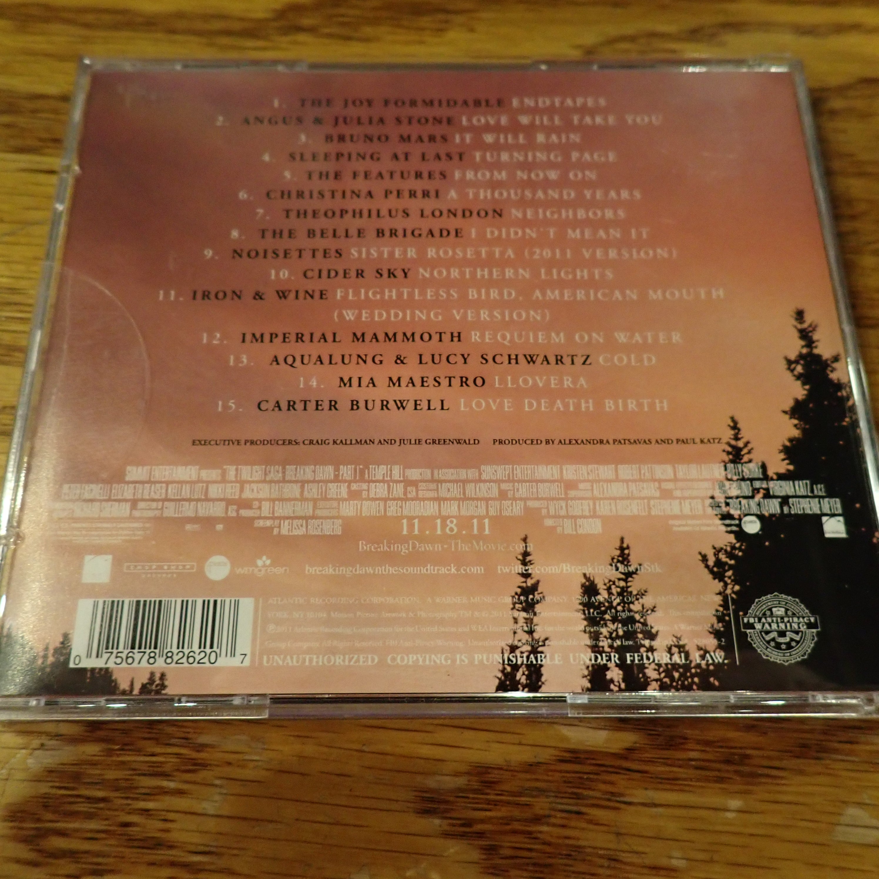 The Twilight Saga: Breaking Dawn, Part 1 (Original Motion Picture Soundtrack)