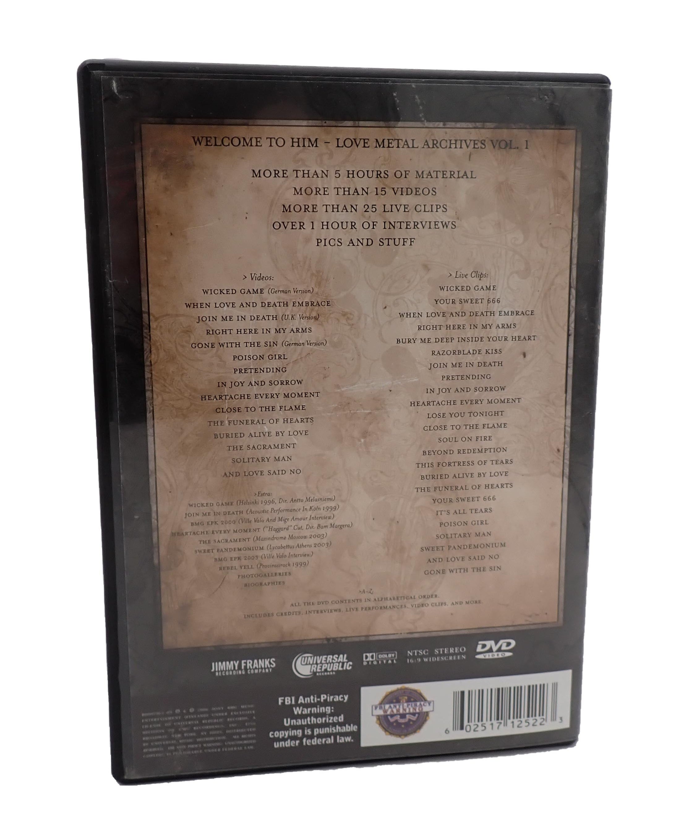 HIM: Love Metal Archives Vol. 1 (DVD)