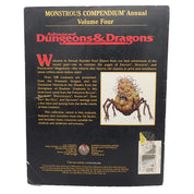 Monstrous Compendium Annual Volume Four AD&D [Pre-Owned]