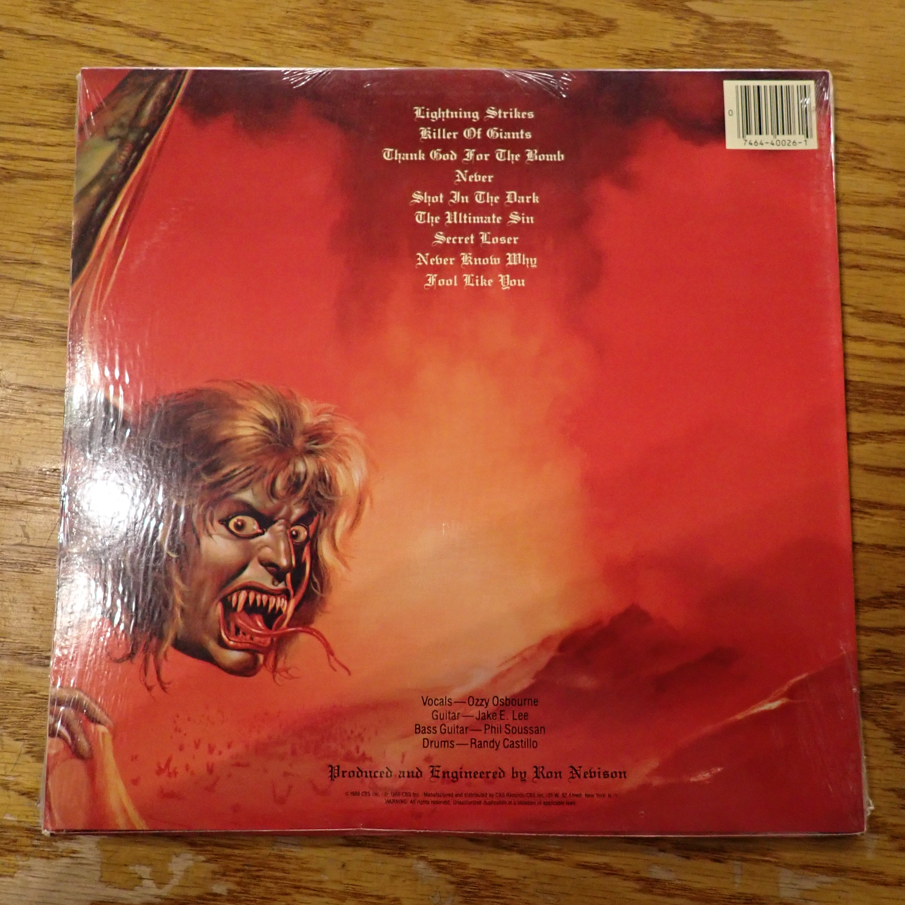 Ozzy Osbourne - The Ultimate Sin