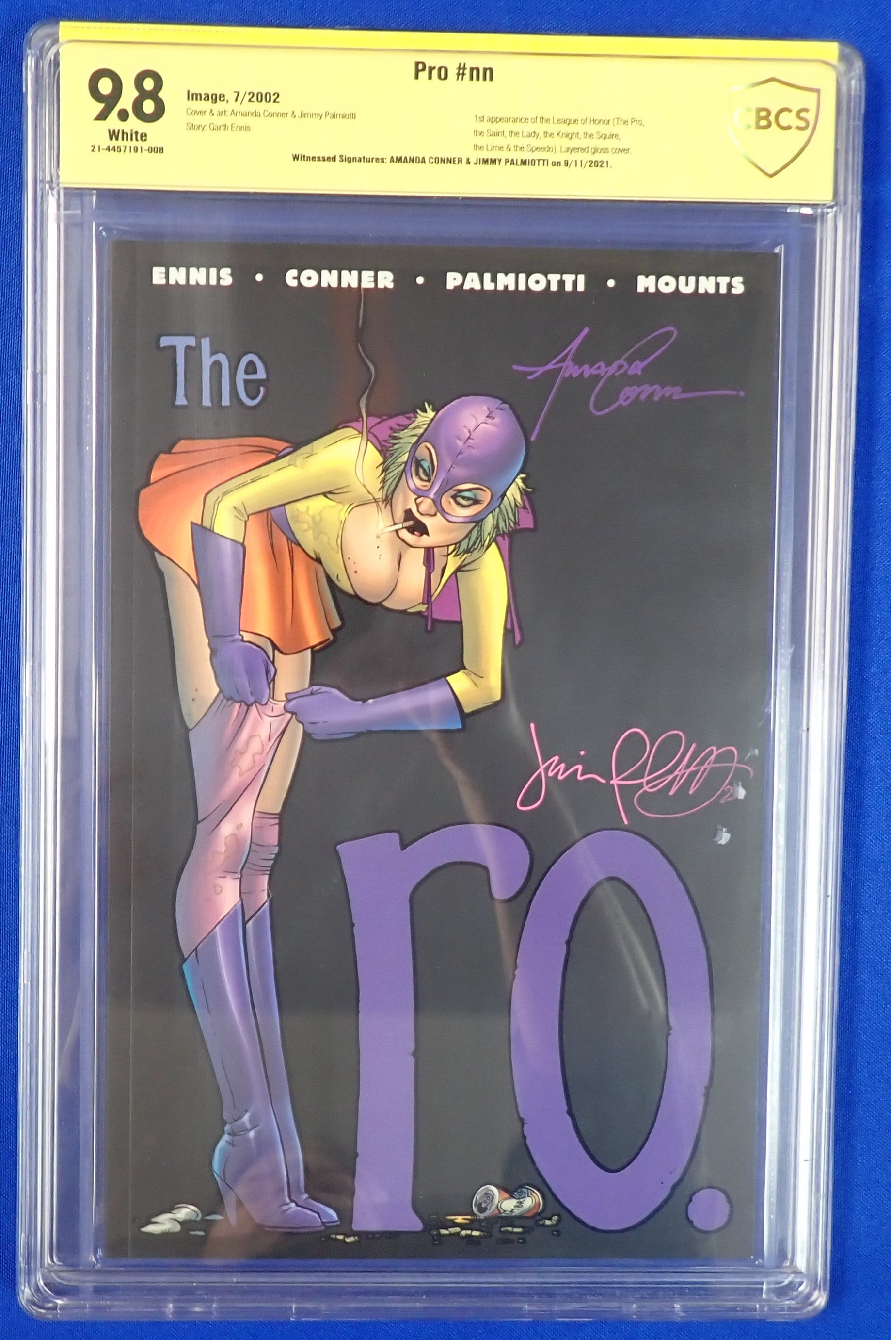 Pro #nn (2002) - CGC 9.8 - Double SIGNED by Amanda Conner & Jimmy Palmiotti
