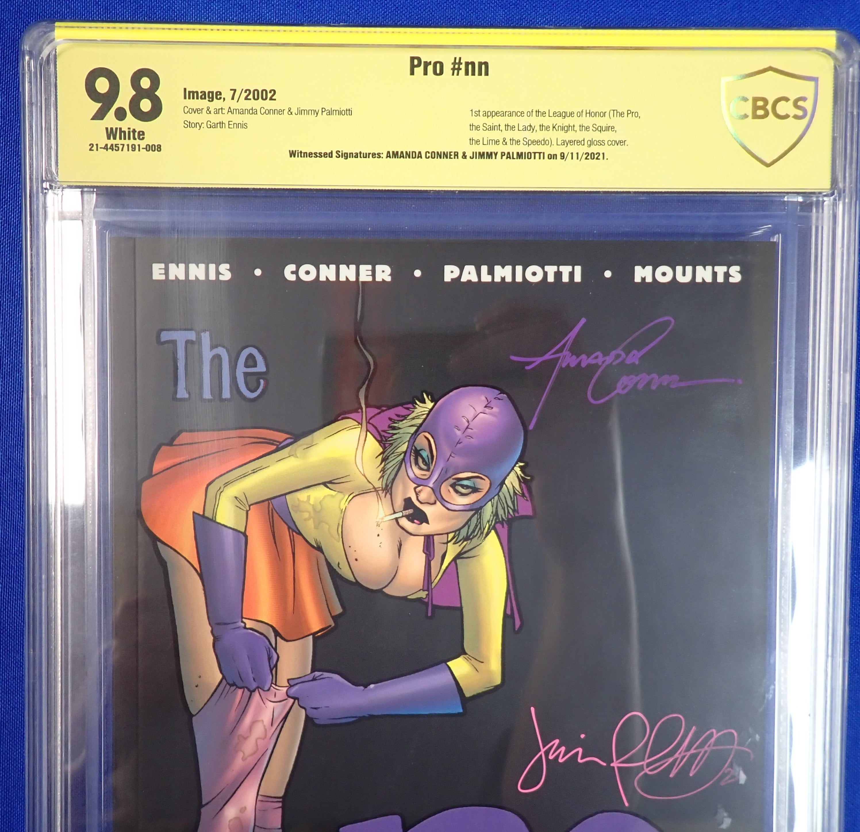 Pro #nn (2002) - CGC 9.8 - Double SIGNED by Amanda Conner & Jimmy Palmiotti