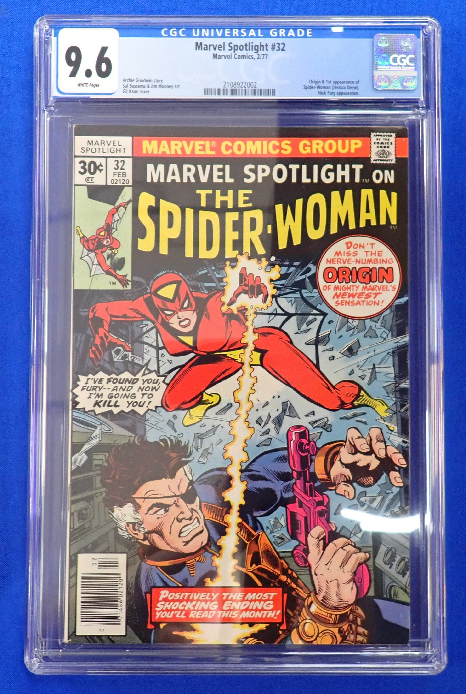 Marvel Spotlight #32 (1977) - CGC 9.6 - Origin & 1st Spider-Woman