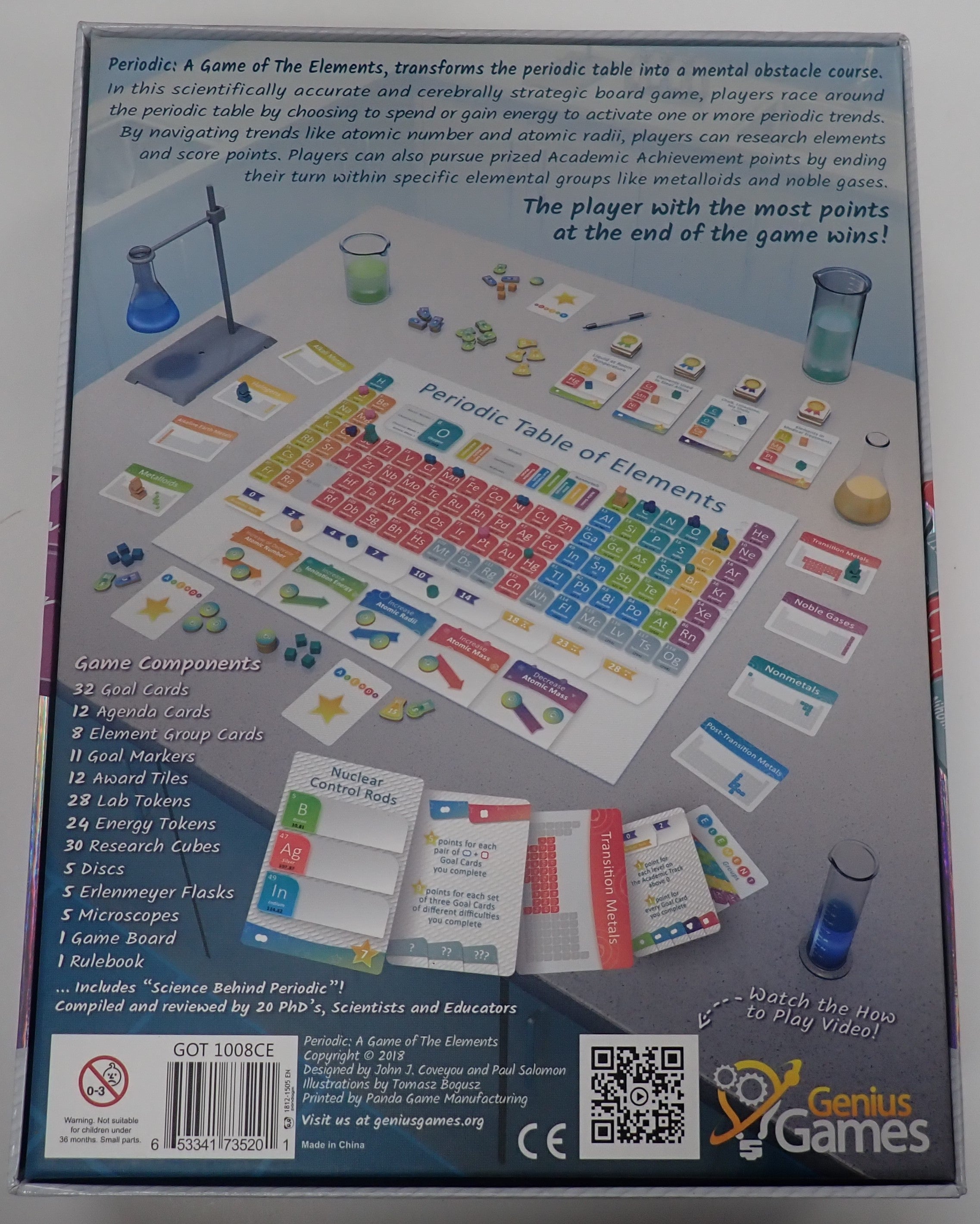 Periodic: A Game of the Elements - Kickstarter Exclusive 2671/3000 (USED)