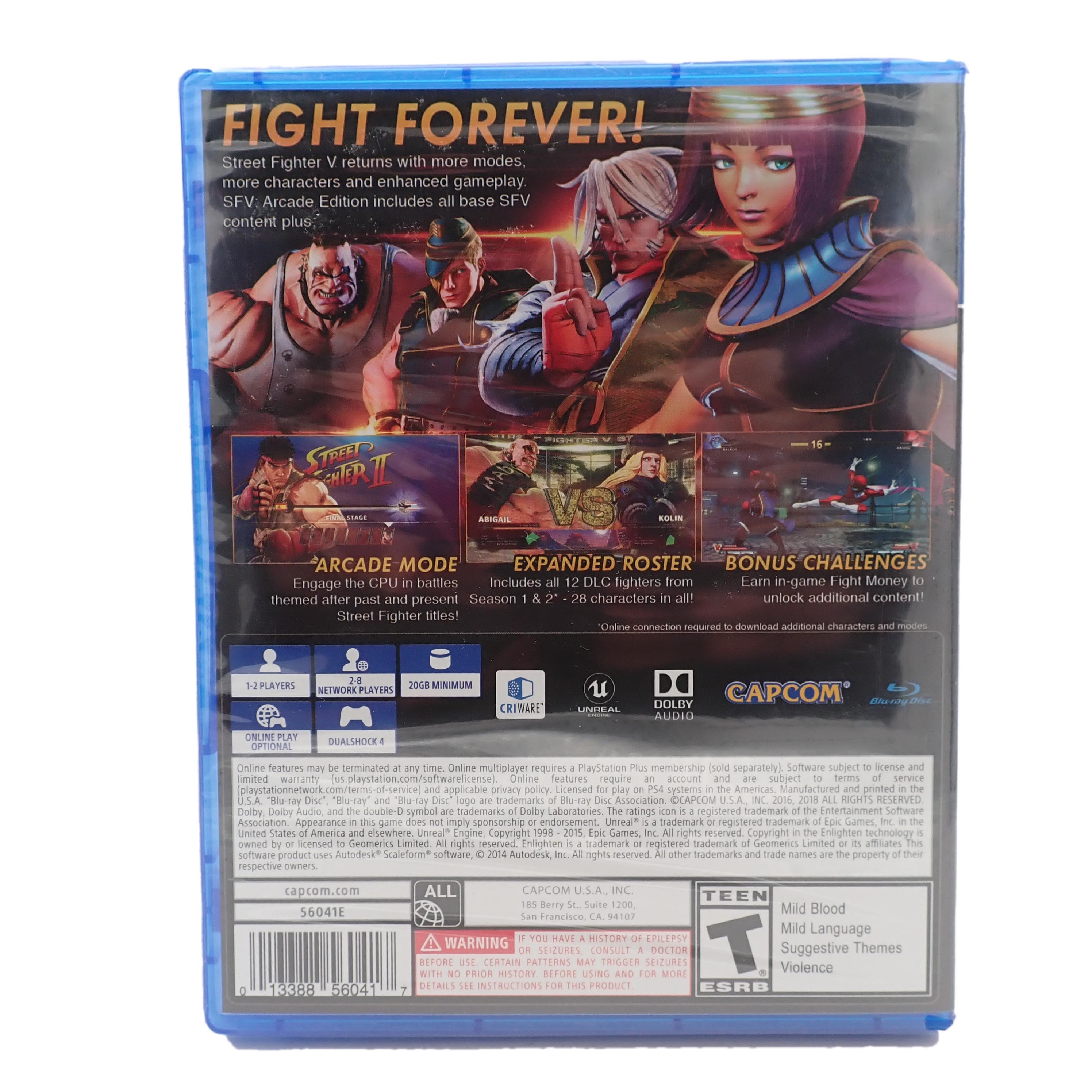 Street Fighter V - Arcade Edition - PS4