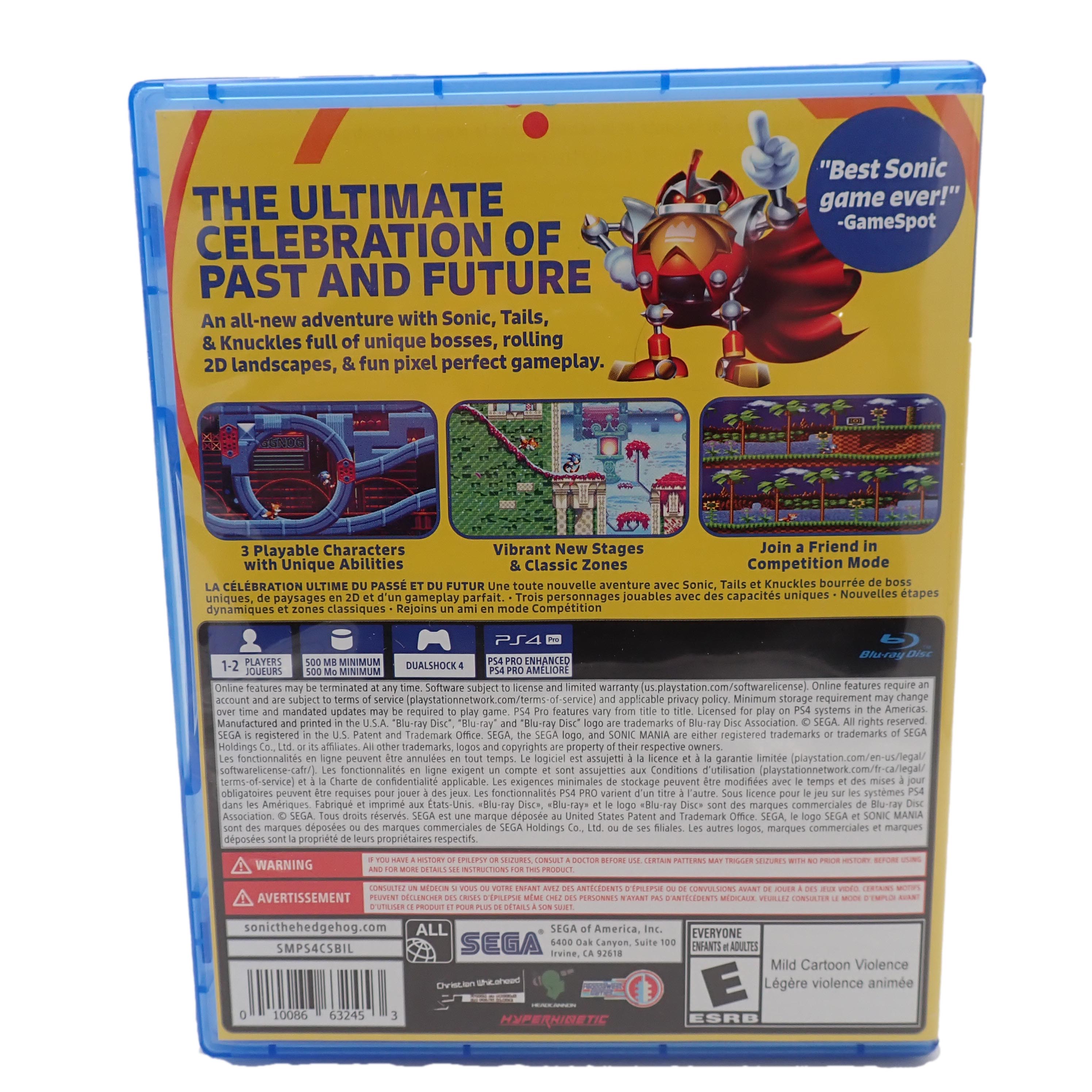 Sonic Mania - PS4