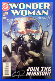 Wonder Woman #195 (2003) - VF/NM (9.0) - 3x Signed