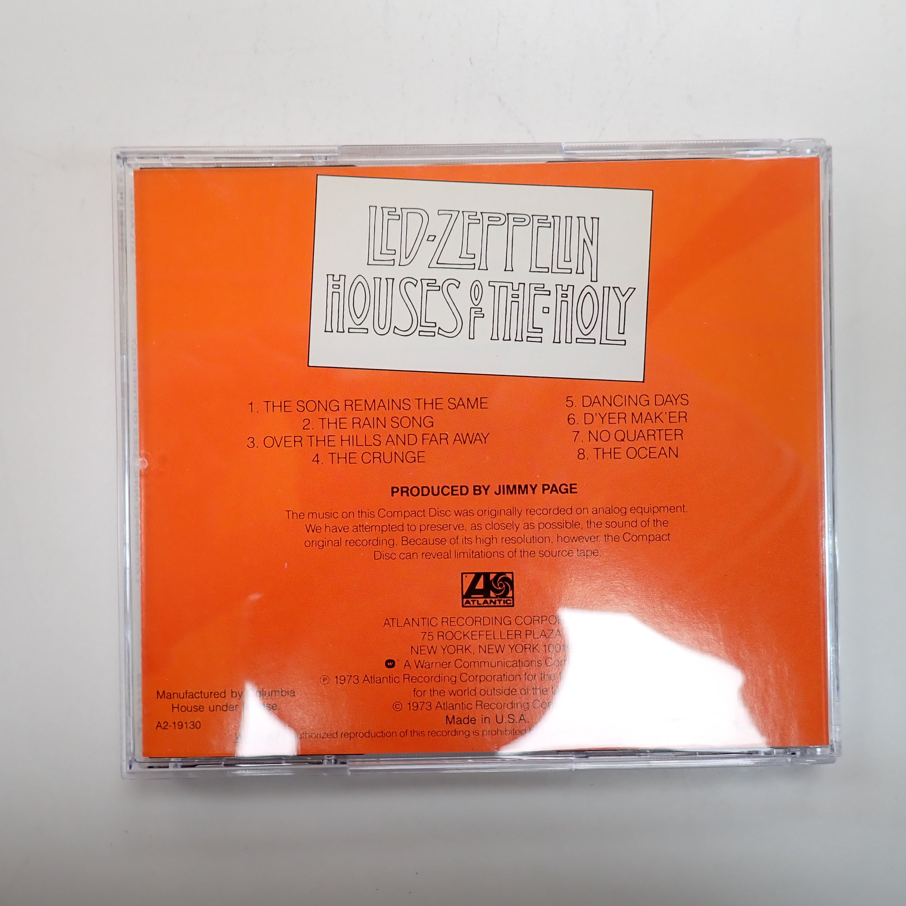 Led Zeppelin - Houses Of The Holy - CD