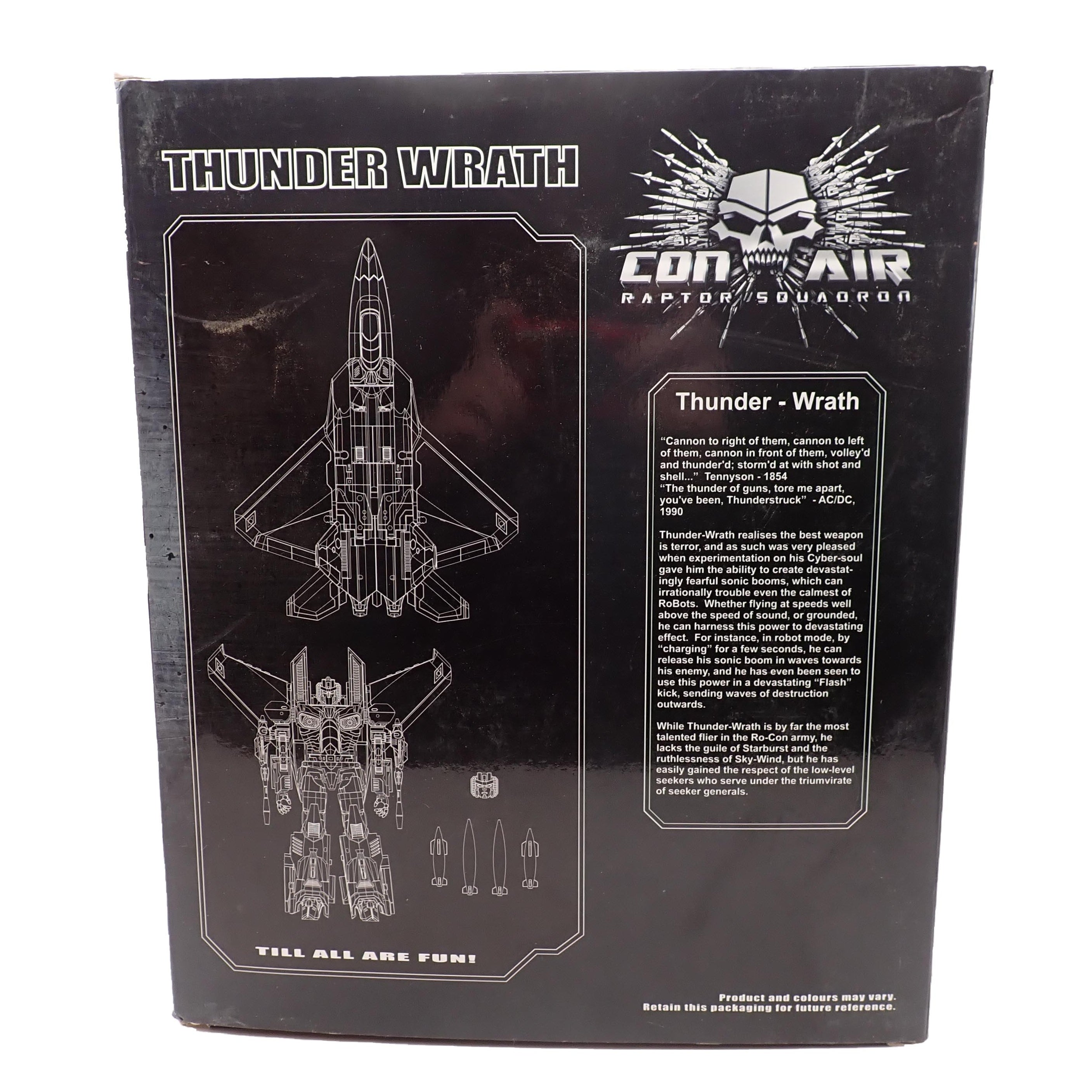 Con Air Raptor Squadron - Thunder Wrath IG-C03  [Pre-Owned]