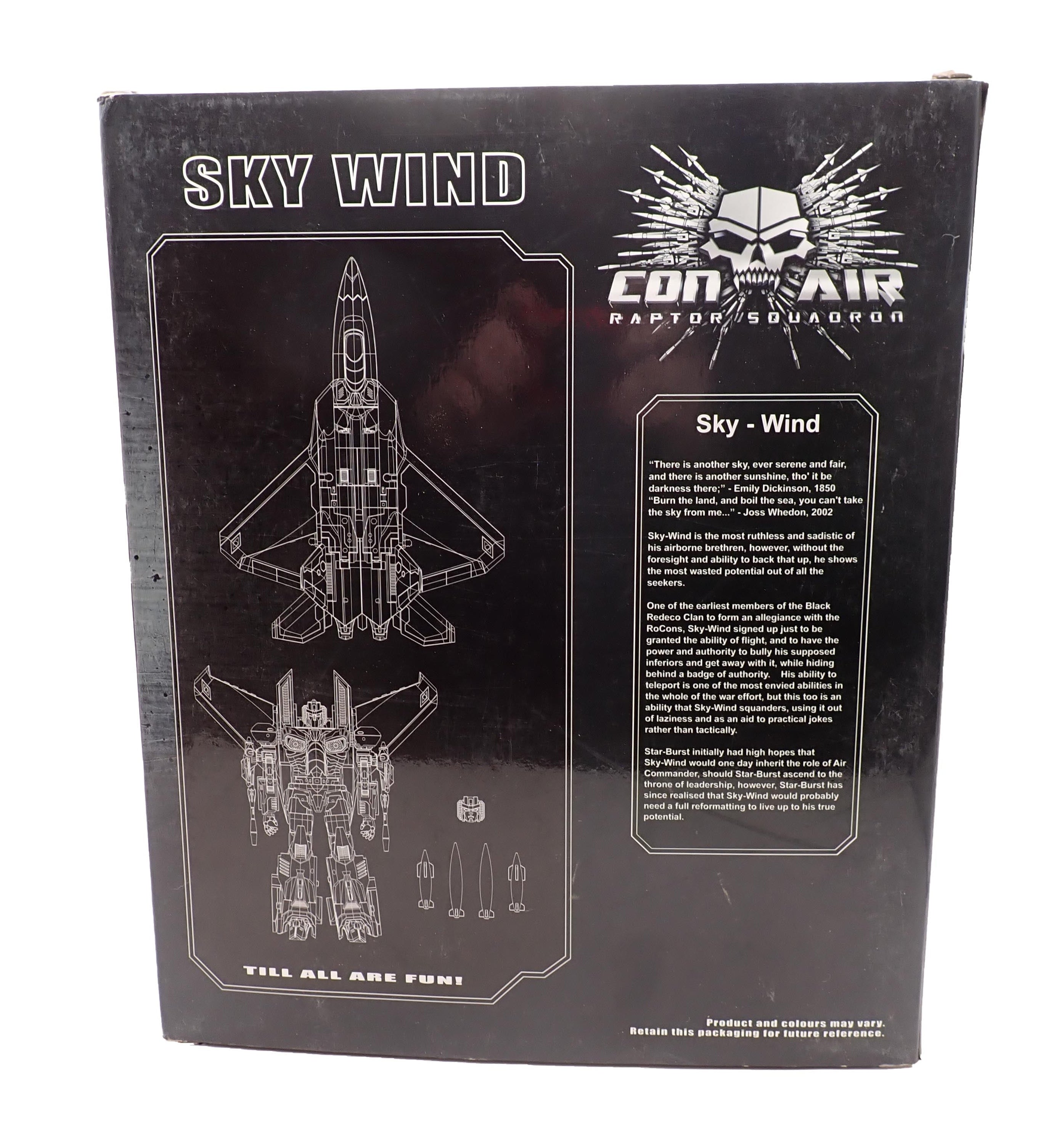 Con Air Raptor Squadron - Sky Wind IG-C02 [Pre-Owned]