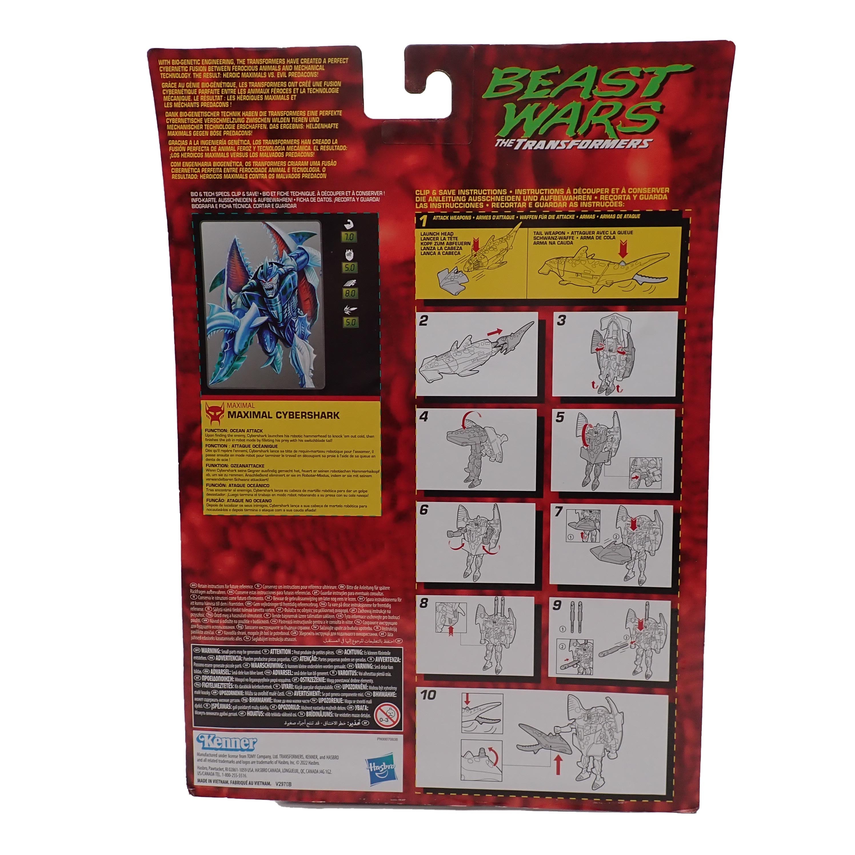 Maximal Cybershark - Beast Wars Transformers [Pre-Owned]