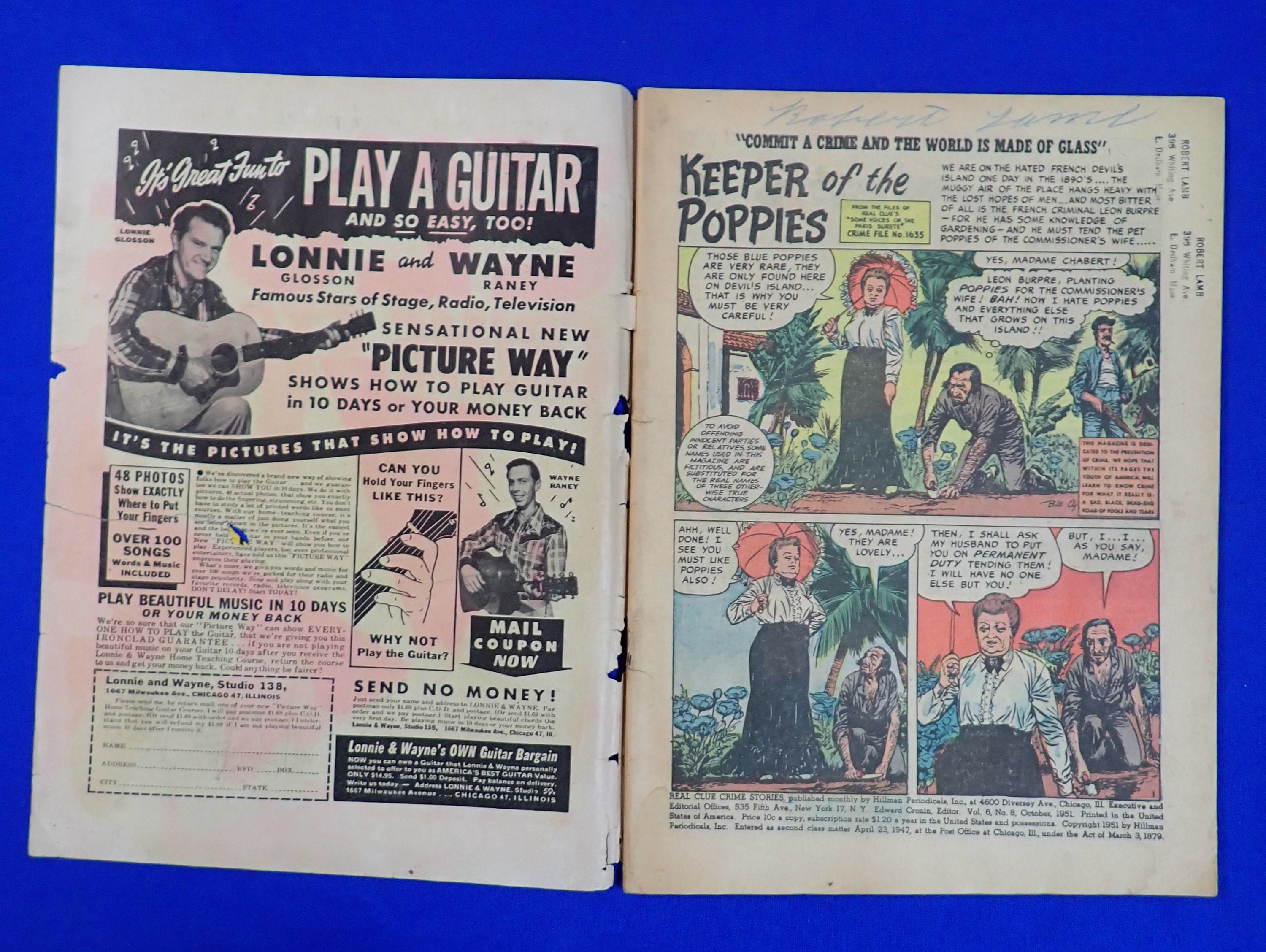 Real Clue Crime Stories Vol. 6 #8 (1951) - GD (2.0)