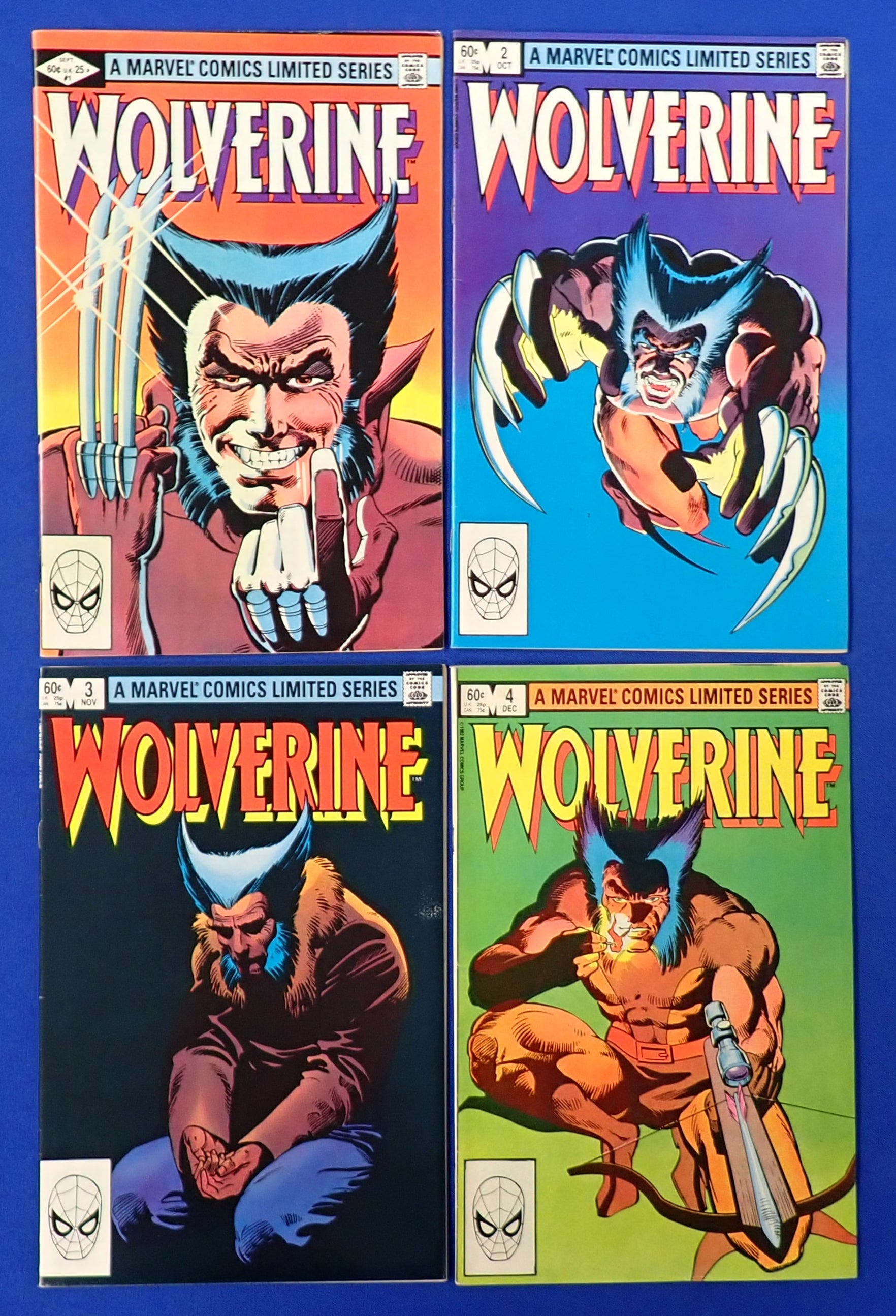 Wolverine 1-4 Limited Series (1982) High Quality!