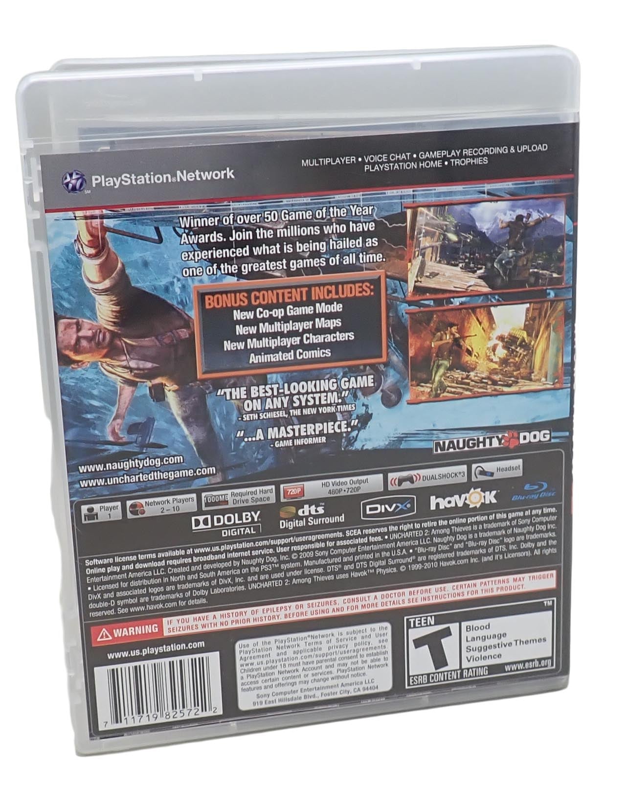 Uncharted 2 Among Thieves GOTY - PS3