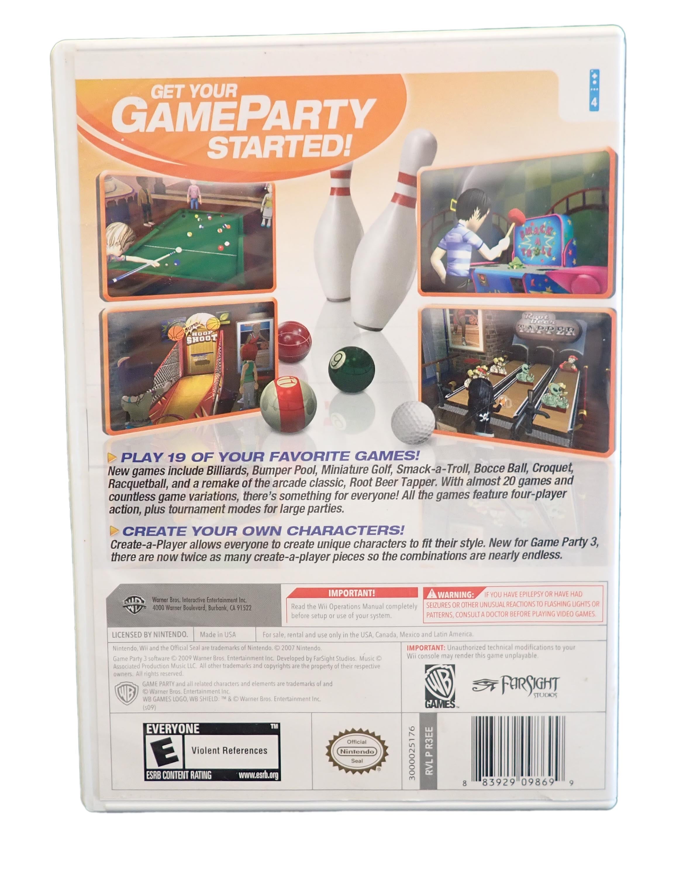 Game Party 3 - Wii