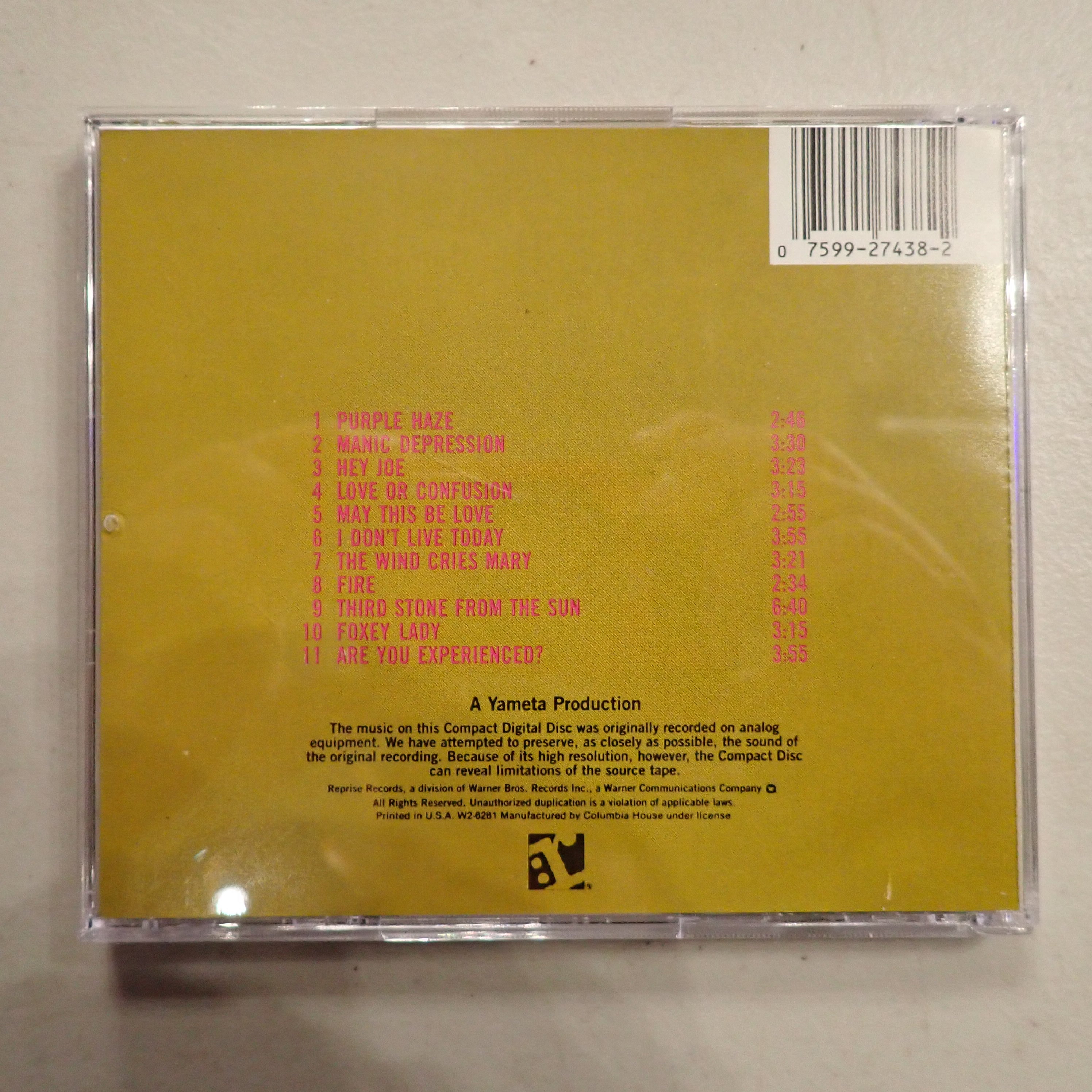 The Jimi Hendrix Experience - Are You Experienced? - CD