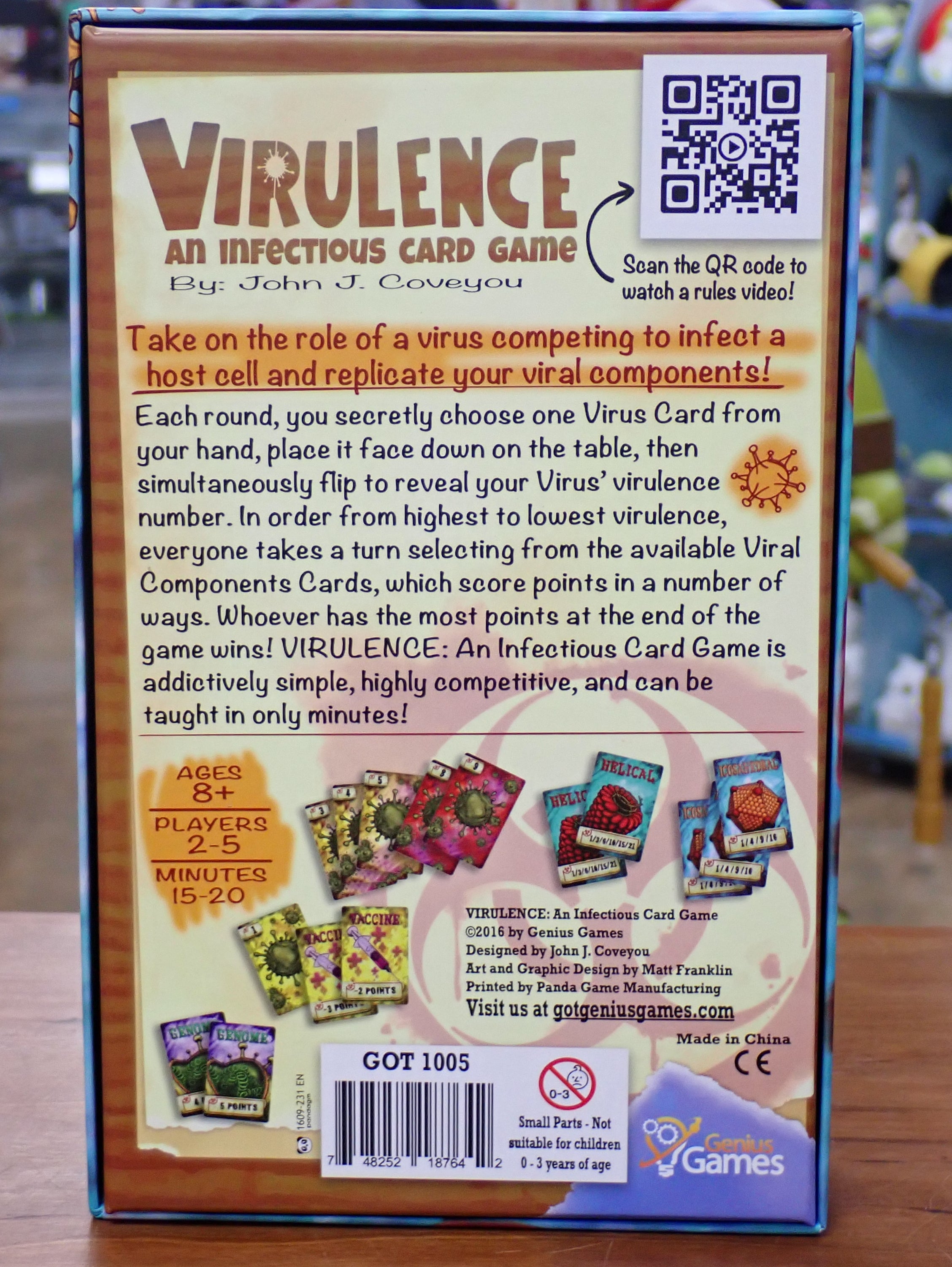 Virulence: An Infectious Card Game (USED)