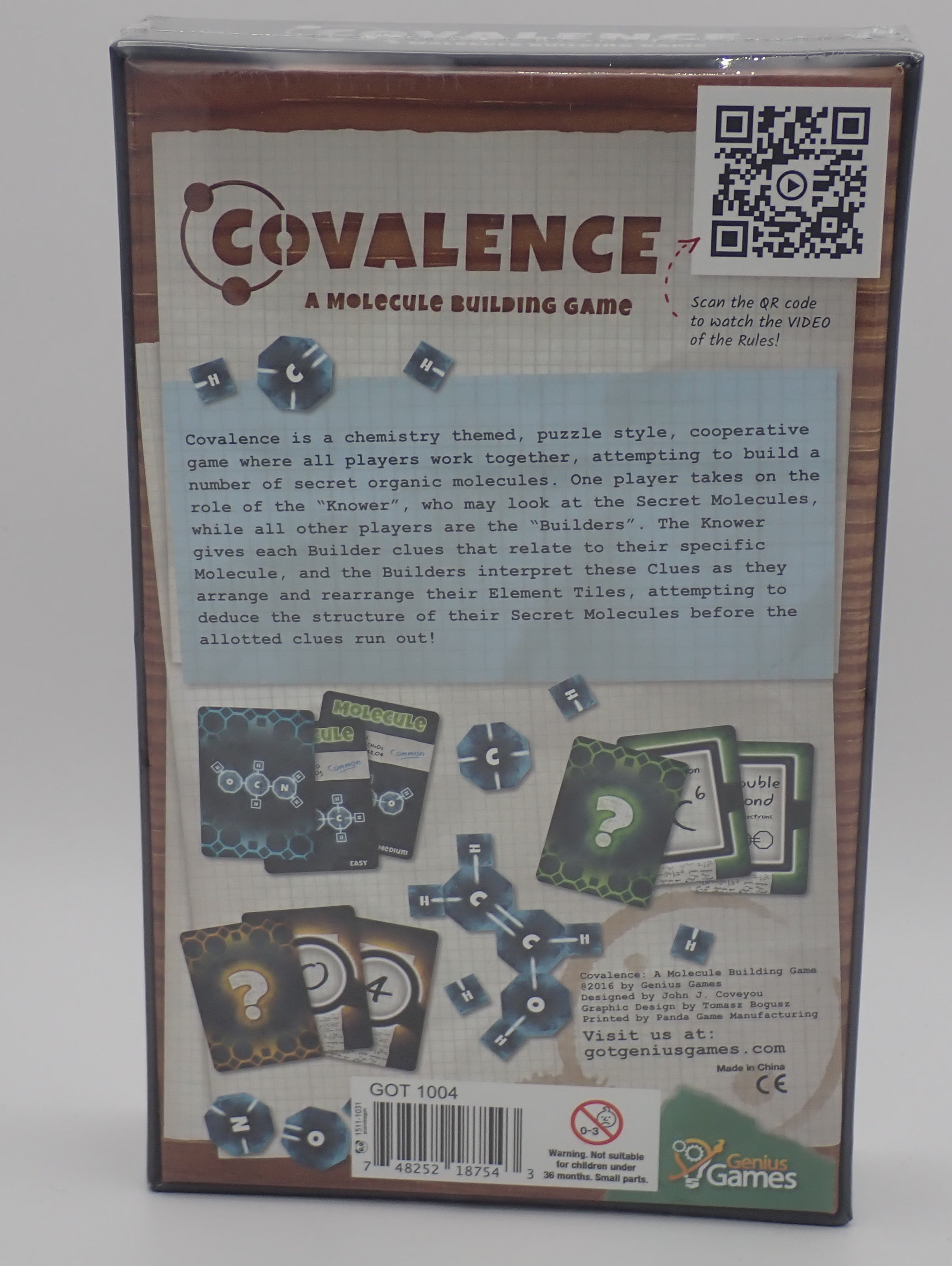 Covalence: A Molecule Building Game