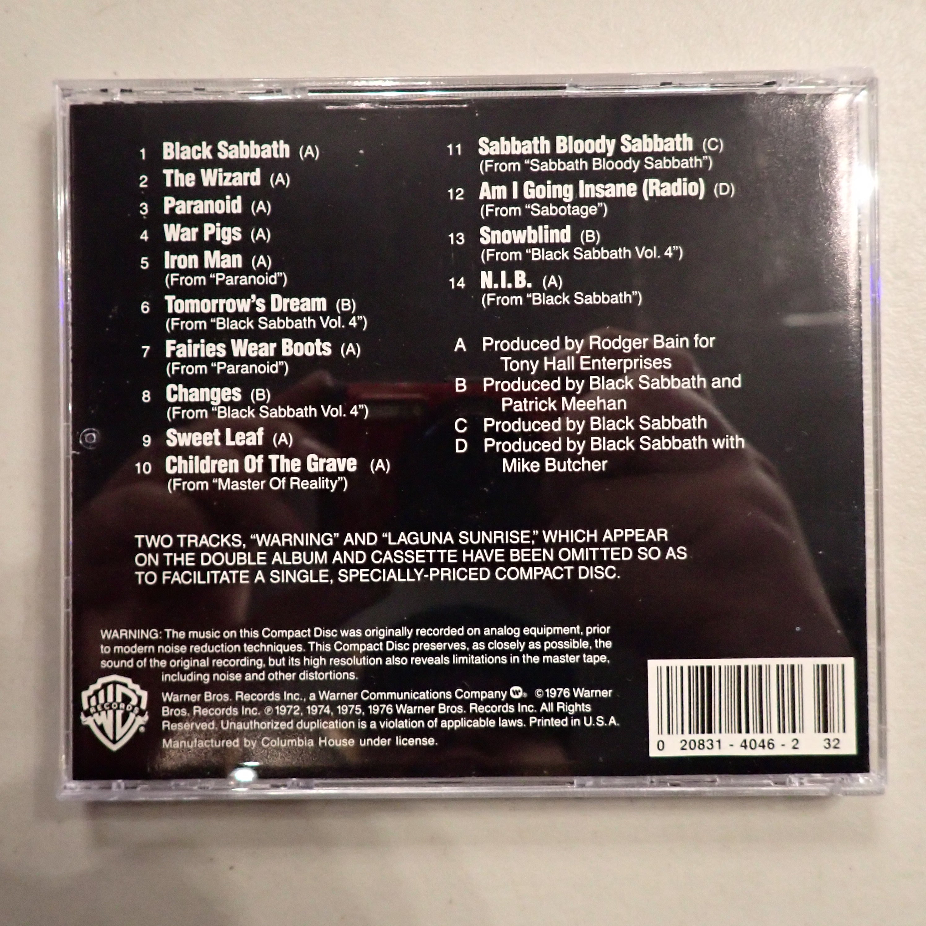Black Sabbath - We Sold Our Soul For Rock'N'Roll - CD