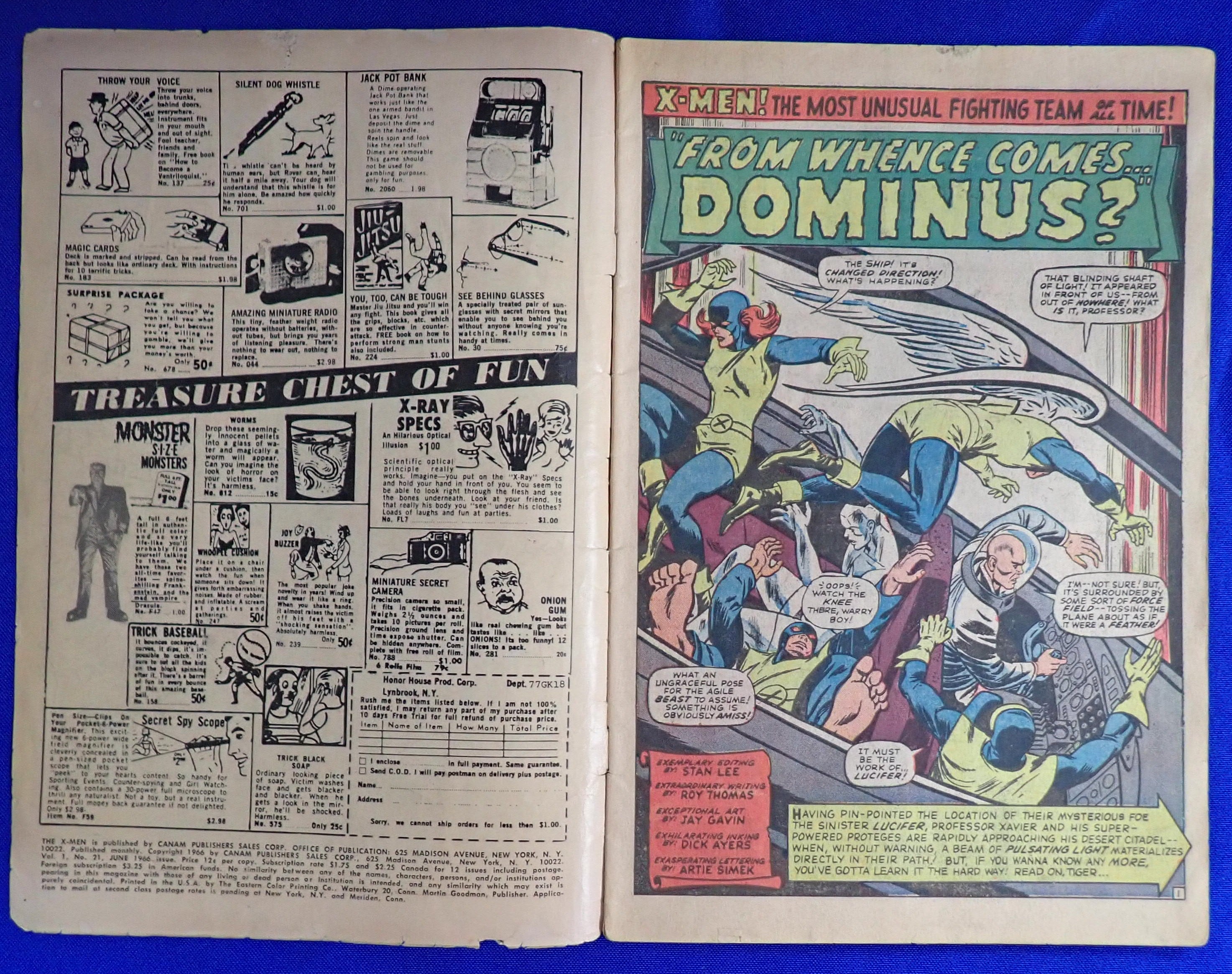 X-Men #21 (1966) - VG- (3.5)