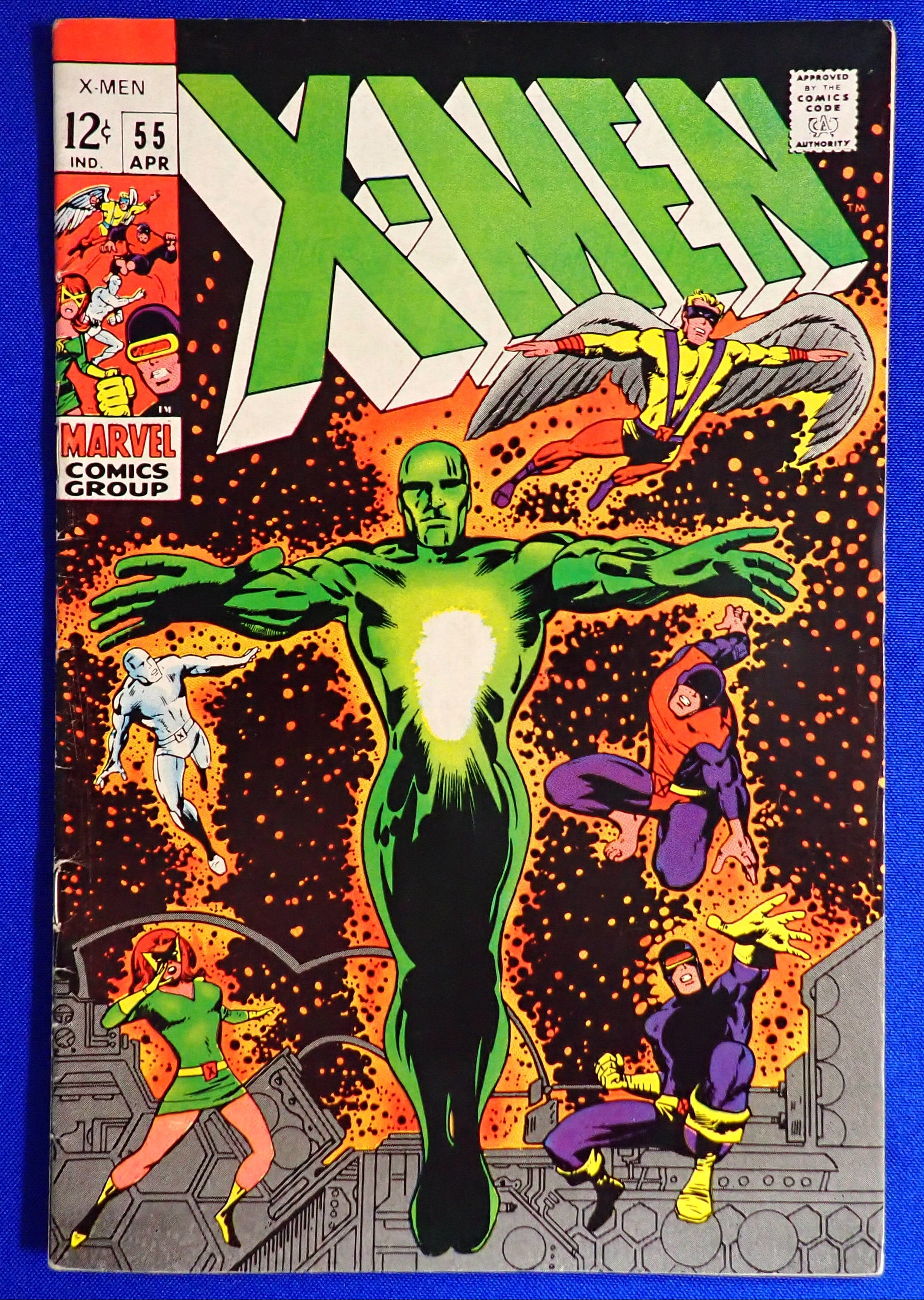 X-Men #55 (1969) - FN (6.0) - Origin of Angel, as the Avenging Angel
