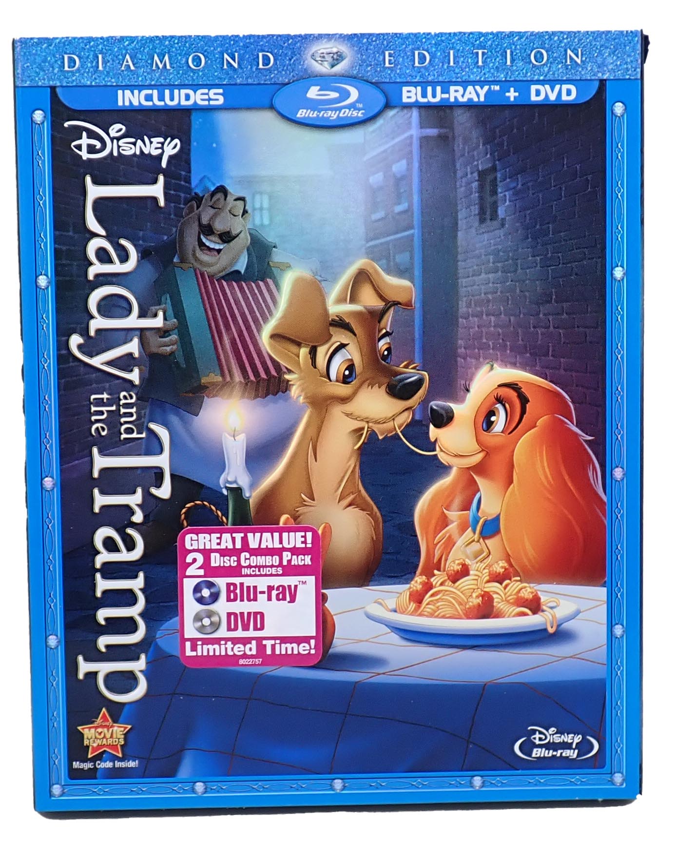 Lady and the Tramp -DVD+Blu-Ray [Pre-Owned]